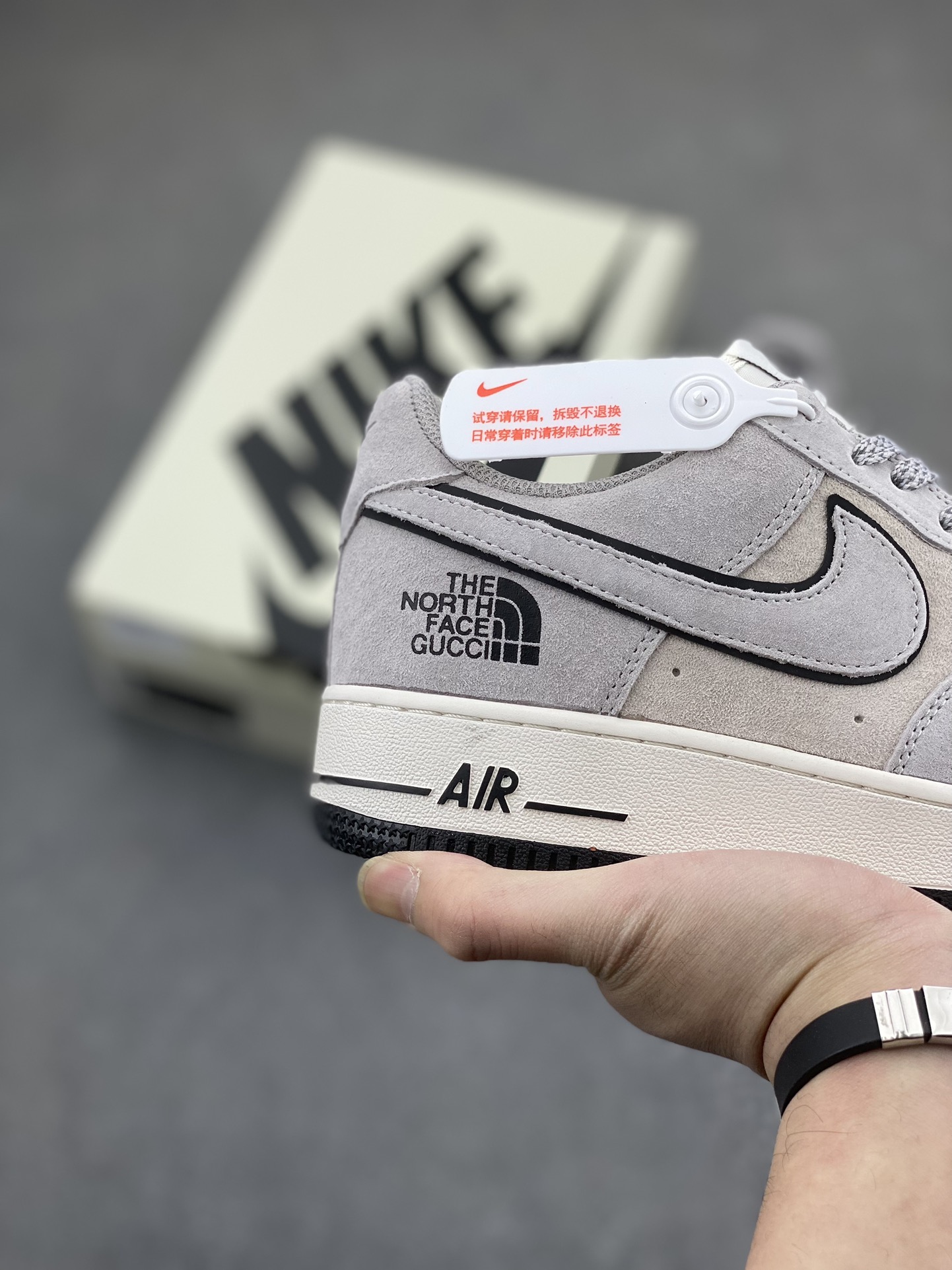Nike Air Force 1 '07 Low The North Face Collab Sneakers - Gray/Black 6 i1704999551 3735 6