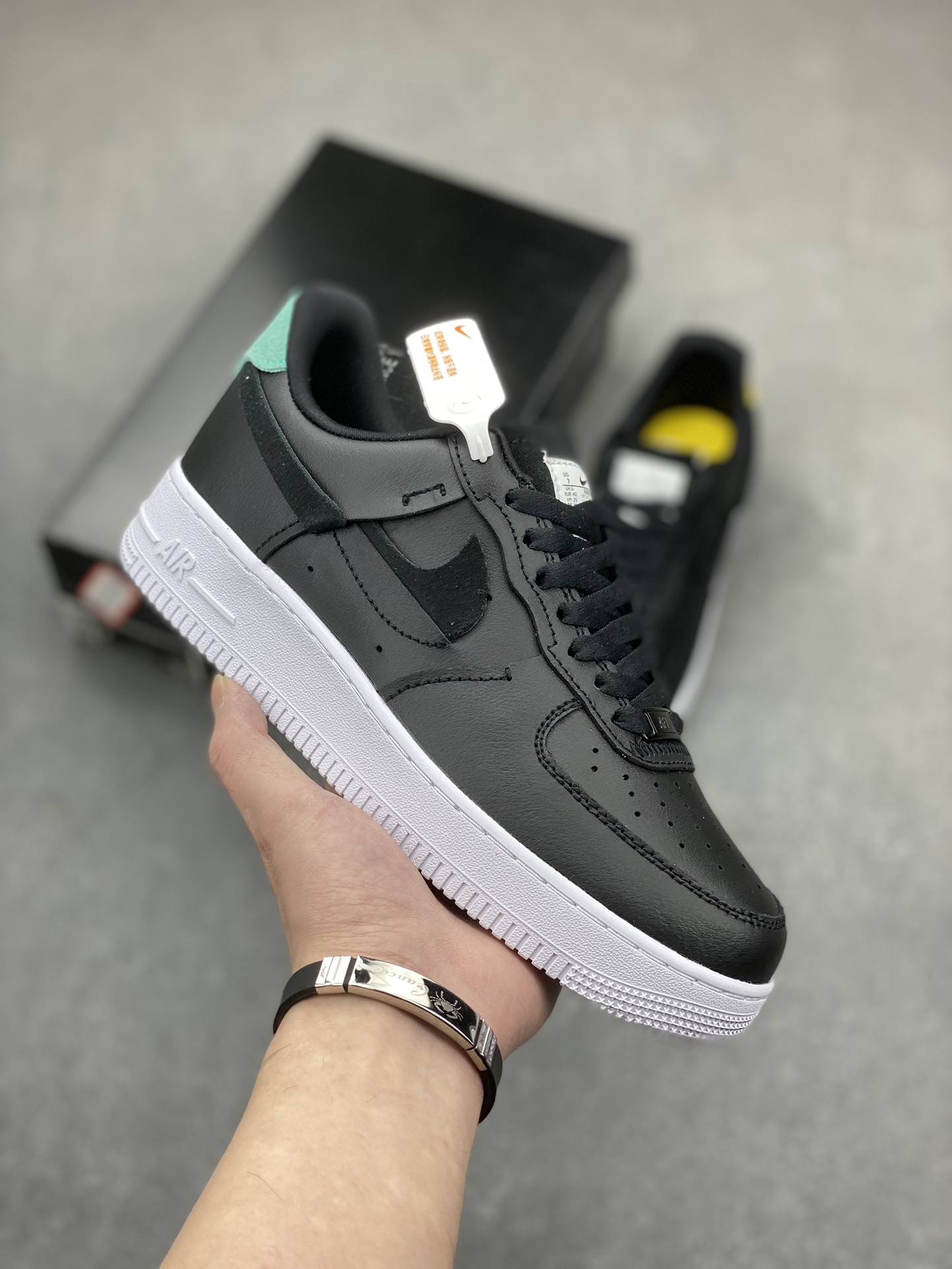Nike Air Force 1 Low Retro QS Black White Emerald Men's Shoe 898889-104 2 i1705087429 5155 8