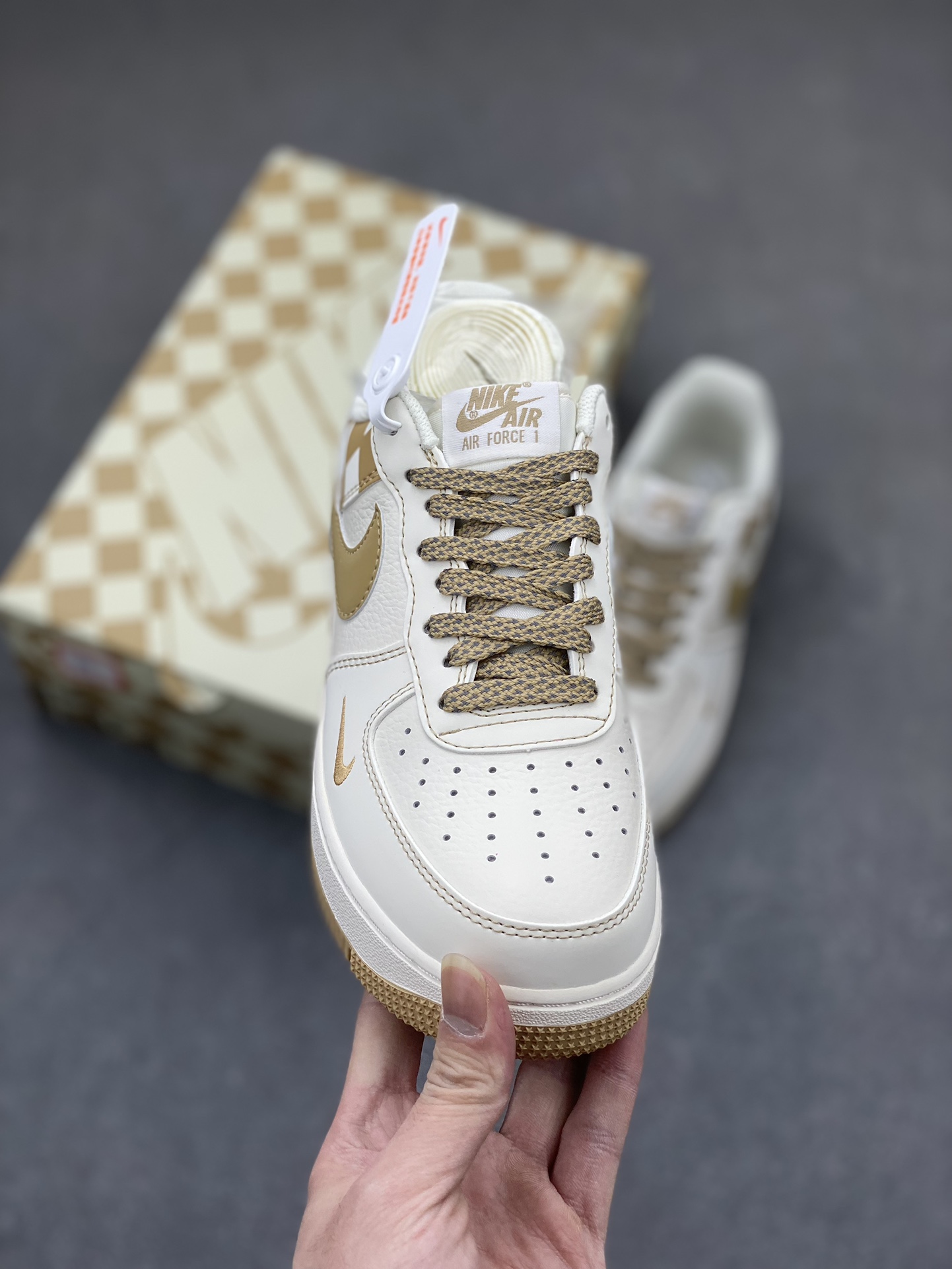 Nike Air Force 1 Low '07 'Cream Gold' Casual Sneakers - Limited Stock! 3 i1705358717 9457 1