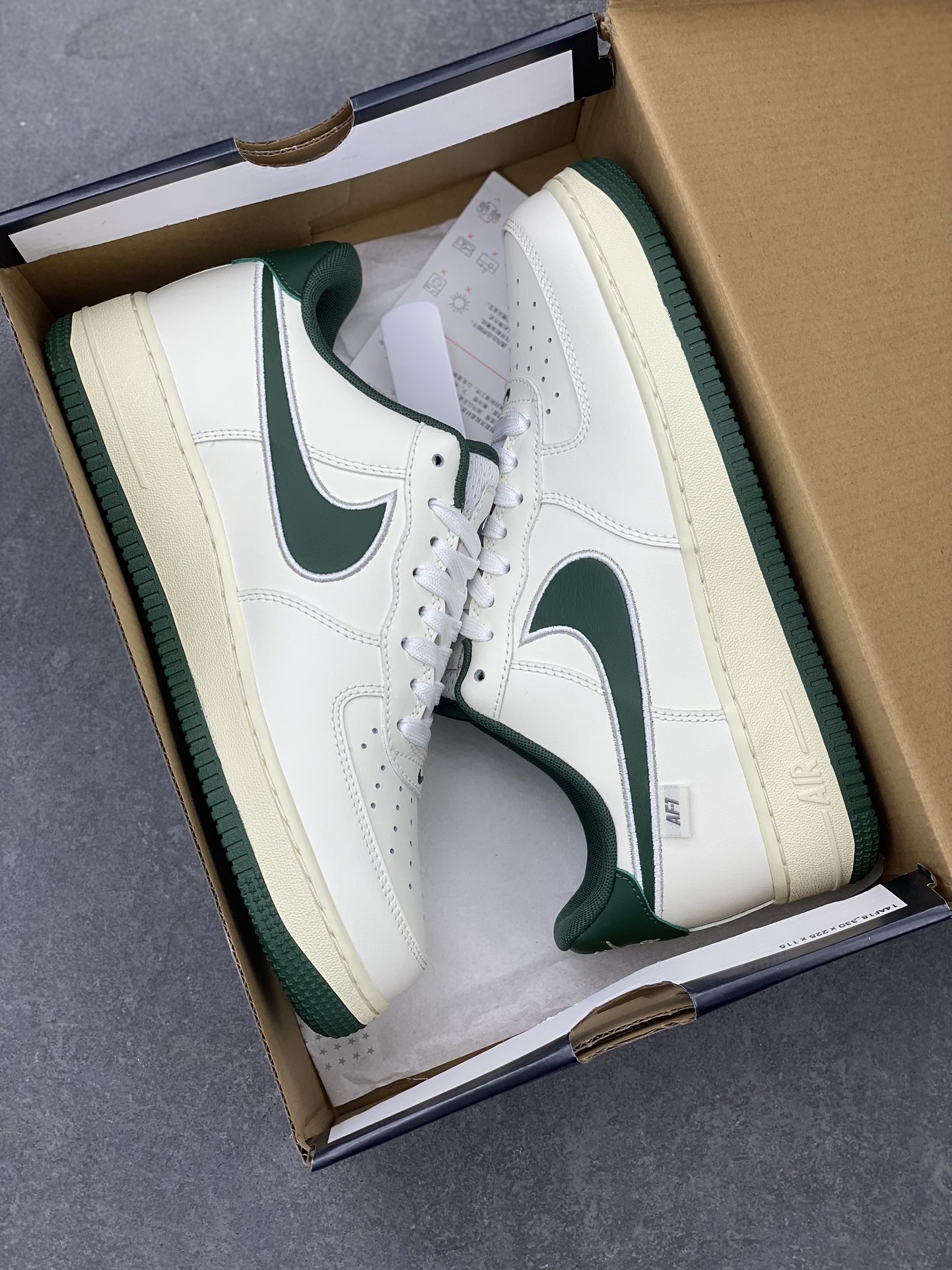Nike Air Force 1 Low White/Forest Green Retro Sneakers FV0392-100 10 i1705610110 7922 2