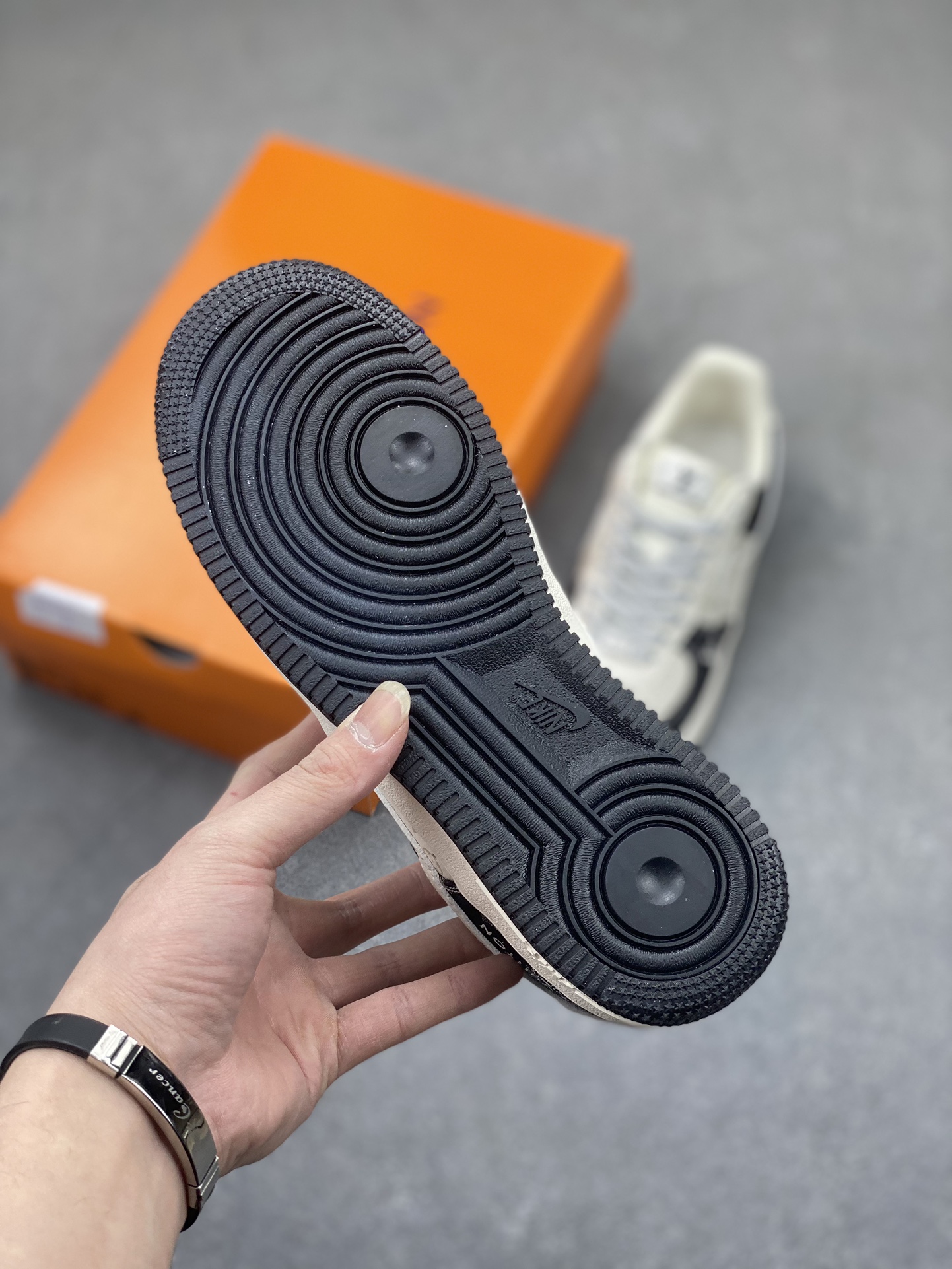 Nike Air Force 1 Low Louis Vuitton Custom Sneakers - Black Denim, Size 40 20 i1705880579 3870 0