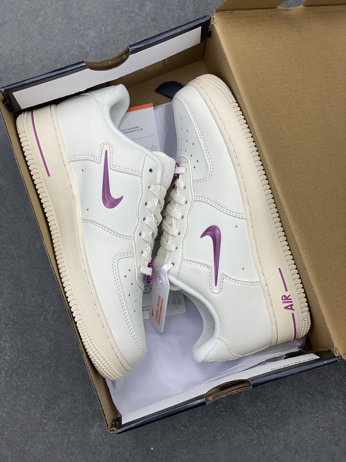 Nike Air Force 1 Low White Pink Purple Sneakers,FB8251-101 10 i1705881052 9577 8