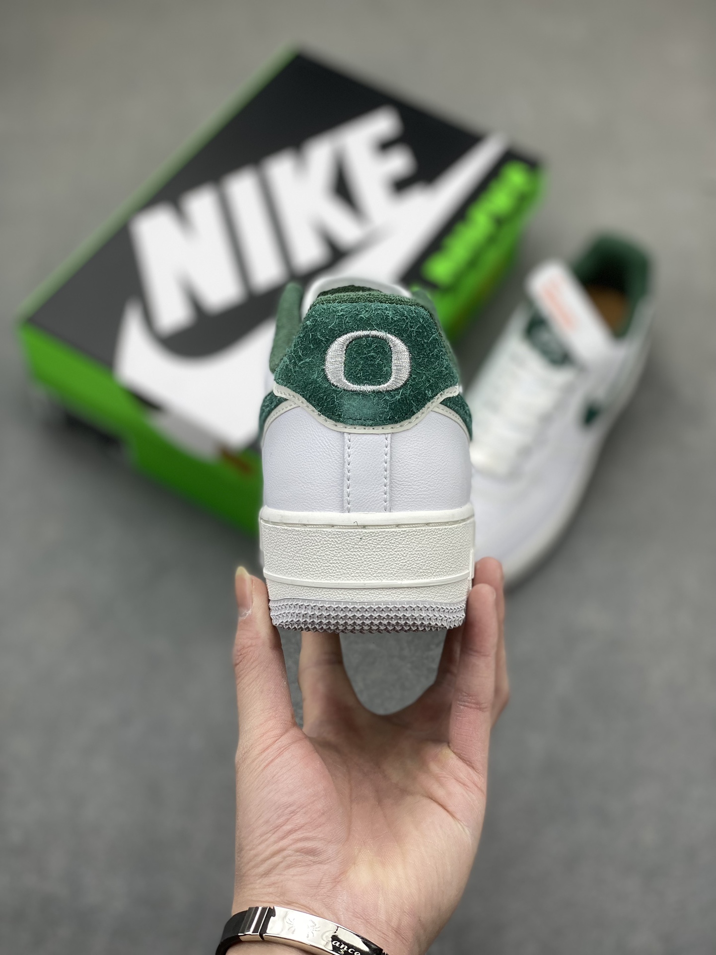 Division Street x Nike Air Force 1 '07 Low 'Ducks of a Feather' - White/Green 5 i1706127865 3772 0
