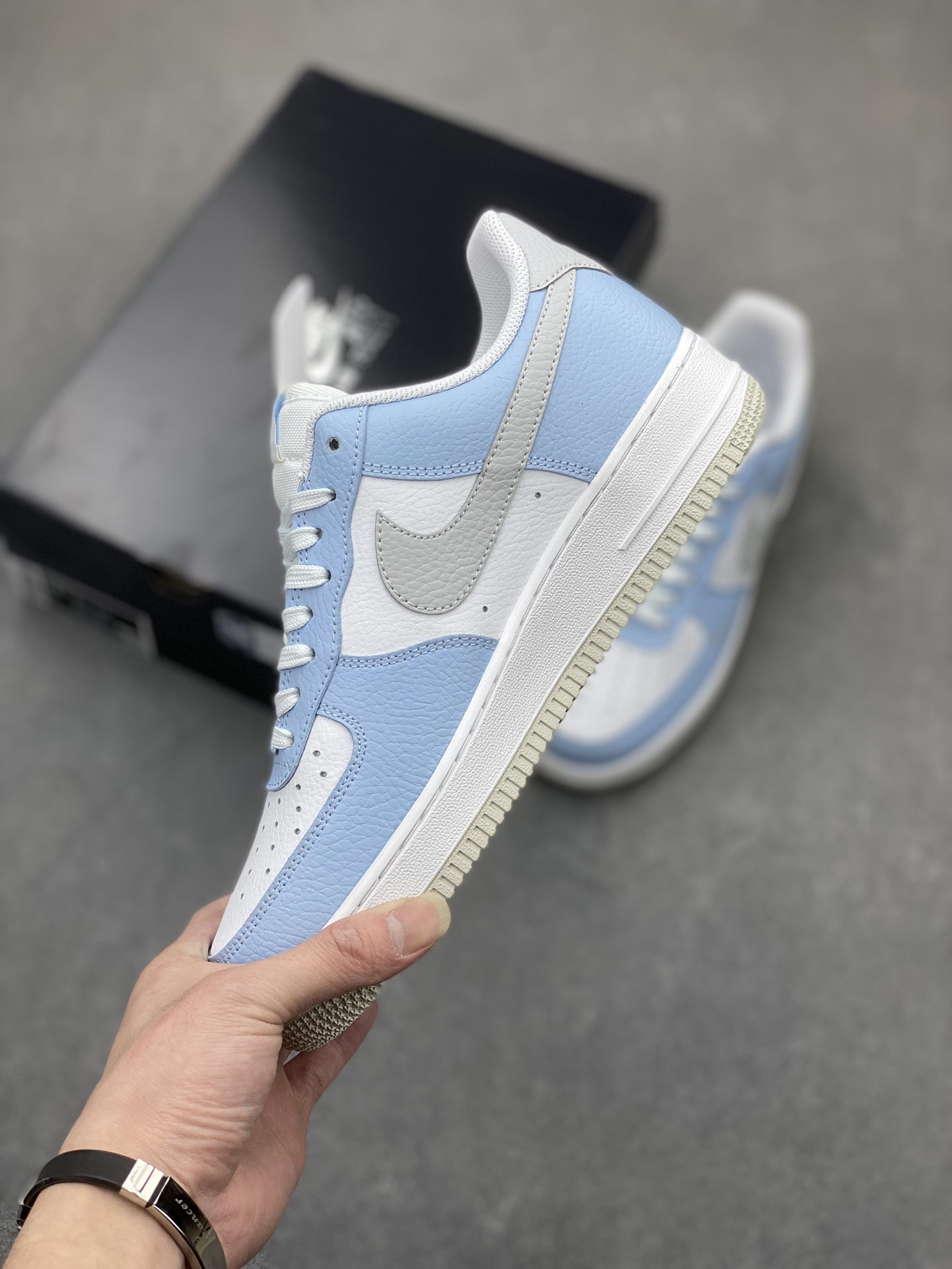 Nike Air Force 1 '07 Low White Blue Grey Casual Sneakers HF0022-400 4 i1706216943 30 0