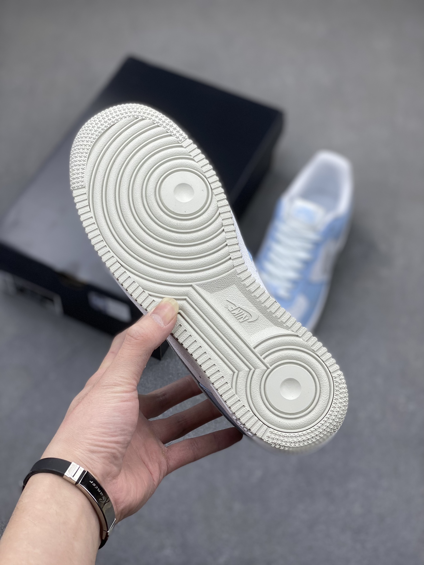 Nike Air Force 1 '07 Low White Blue Grey Casual Sneakers HF0022-400 7 i1706216943 4079 0