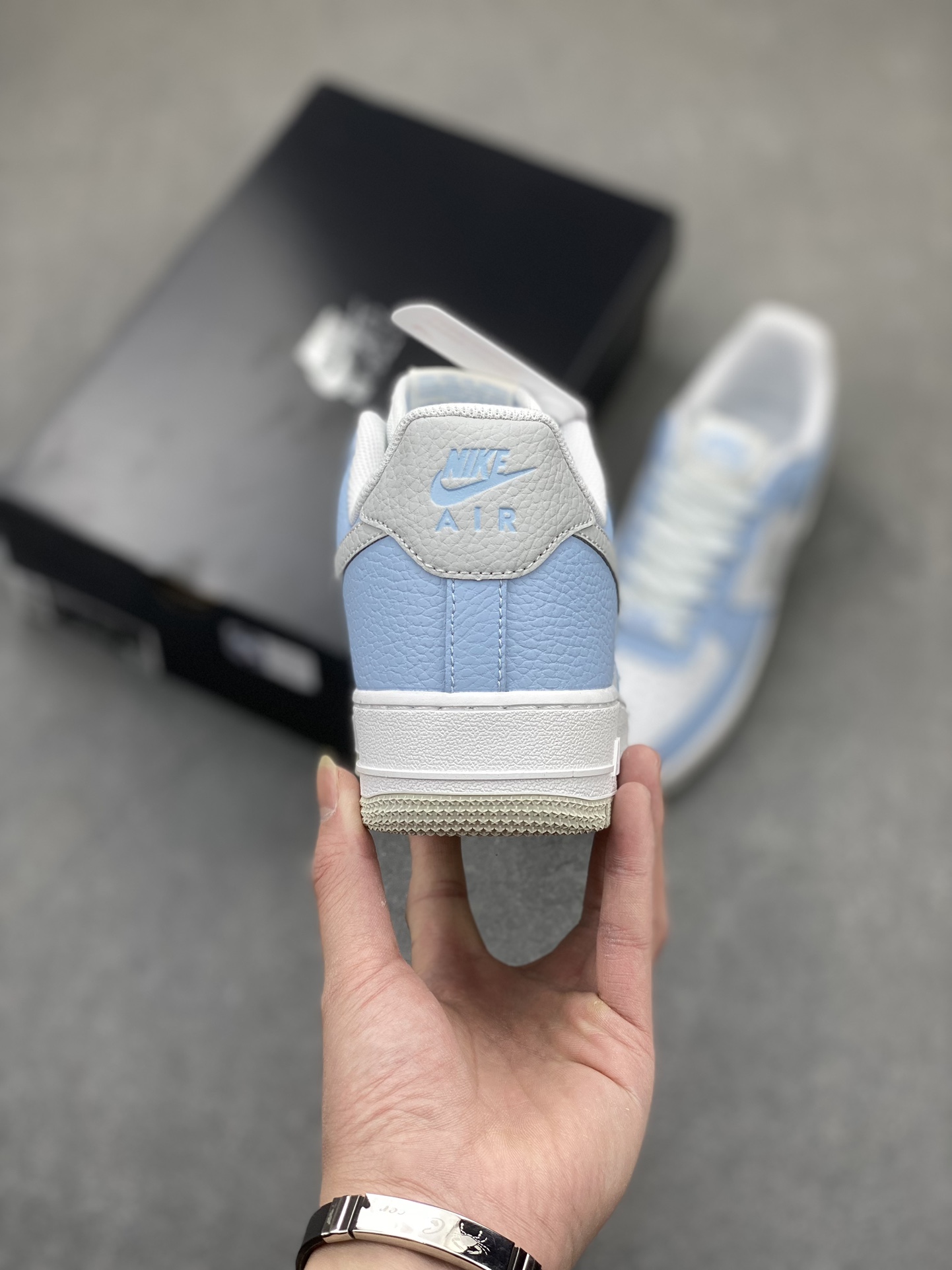 Nike Air Force 1 '07 Low White Blue Grey Casual Sneakers HF0022-400 5 i1706216943 9322 0