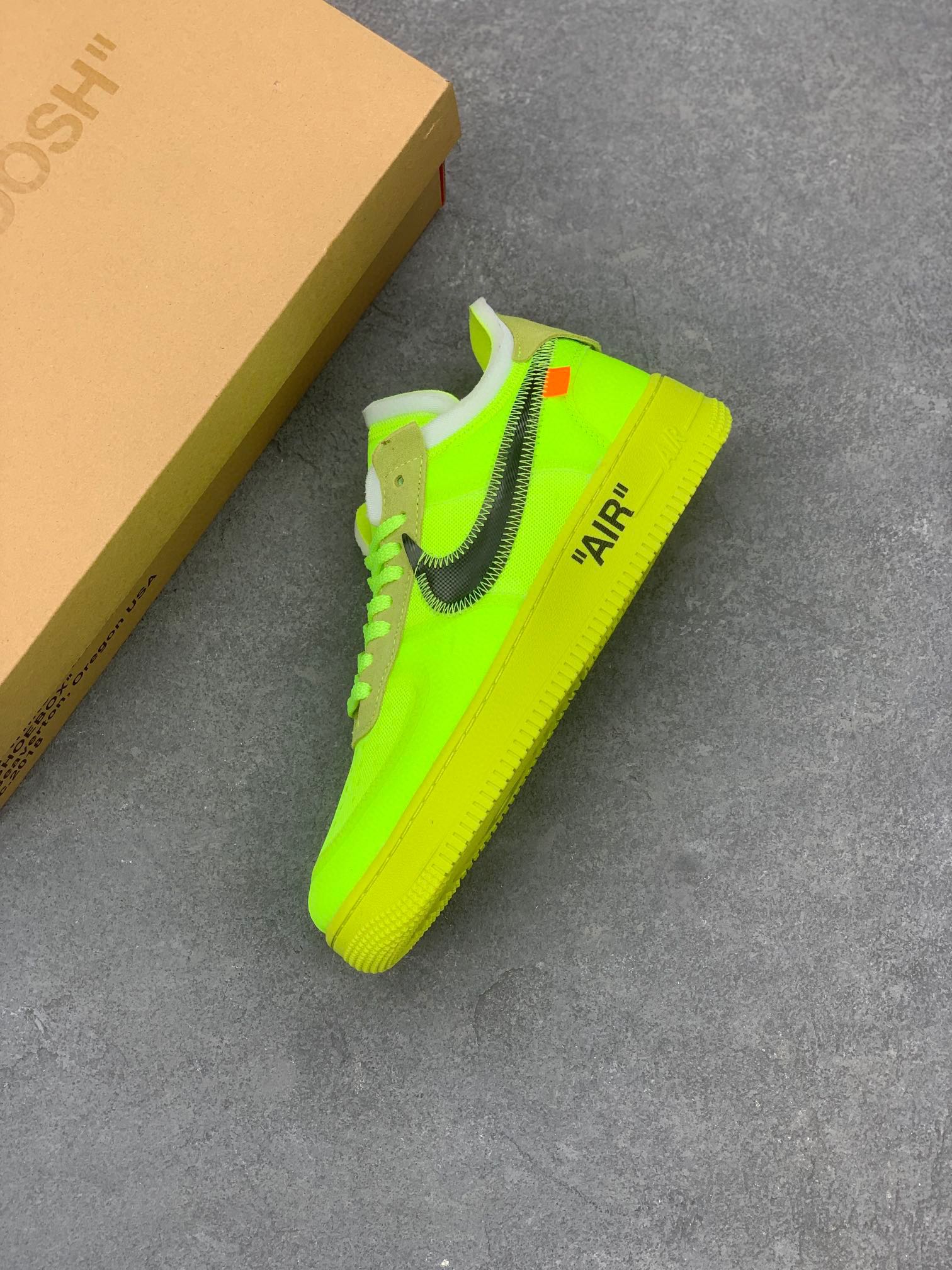 Off-White x Air Force 1 Low '07 2.0 Classic Sneakers - Black/White/Orange 8 i1709062101 886 5