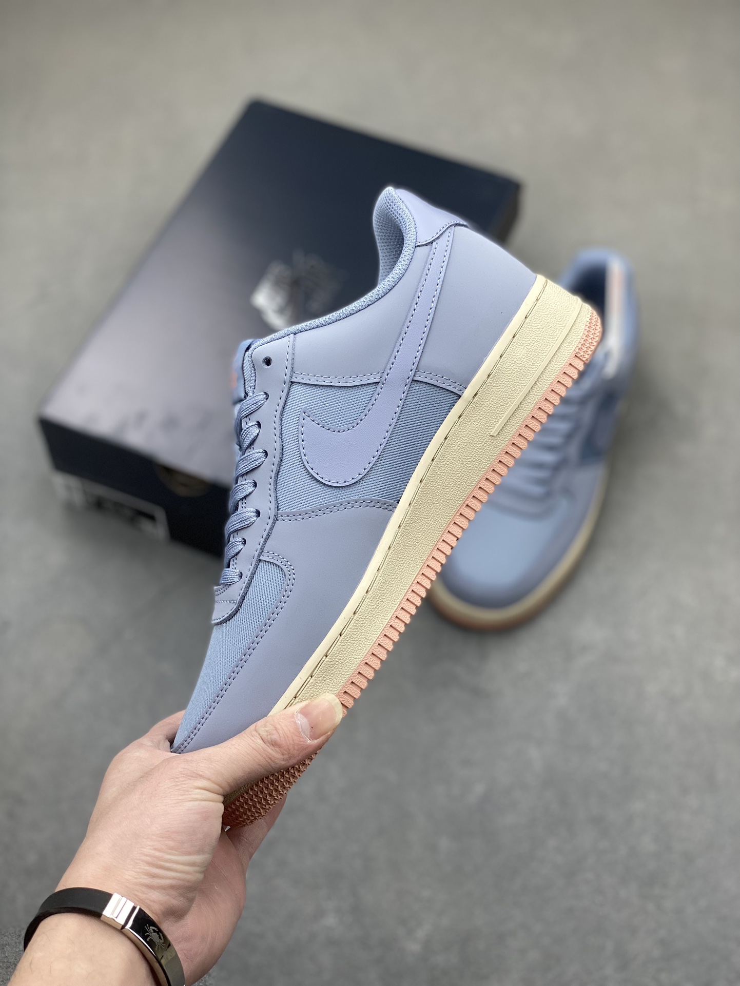 Nike Women's Air Force 1 '07 Low LX Ashen Slate Casual Sneakers 4 i1710010307 8061 7