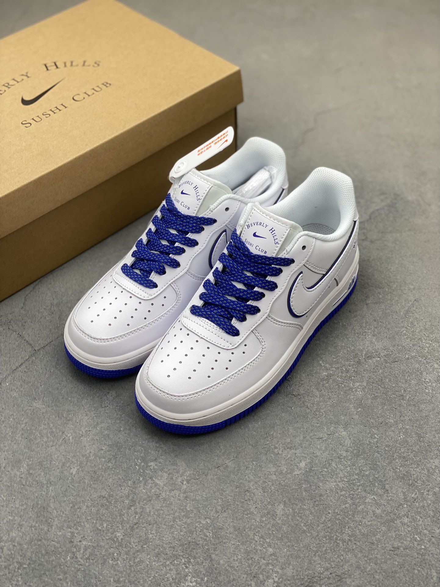 Nike Air Force 1 Low "Sushi Club" White/Blue Casual Sneakers 9 i1710279527 8845 3