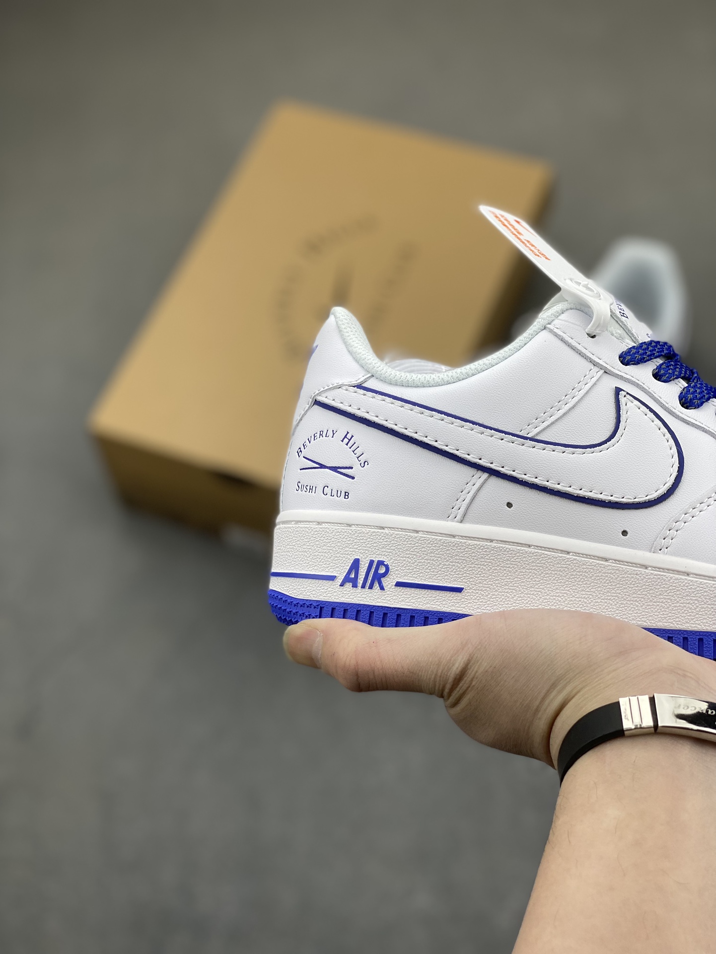 Nike Air Force 1 Low "Sushi Club" White/Blue Casual Sneakers 6 i1710279527 9789 2