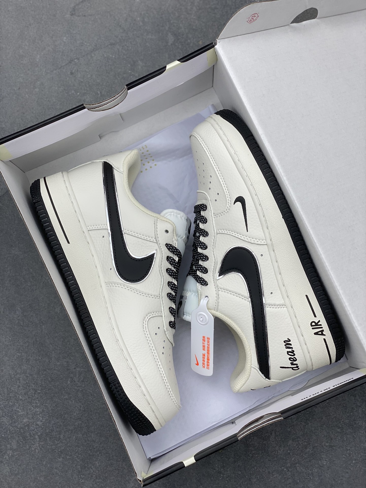 Nike Air Force 1 Low '07 'Dream' White/Black Sneakers - Limited Edition 10 i1710361735 9009 6