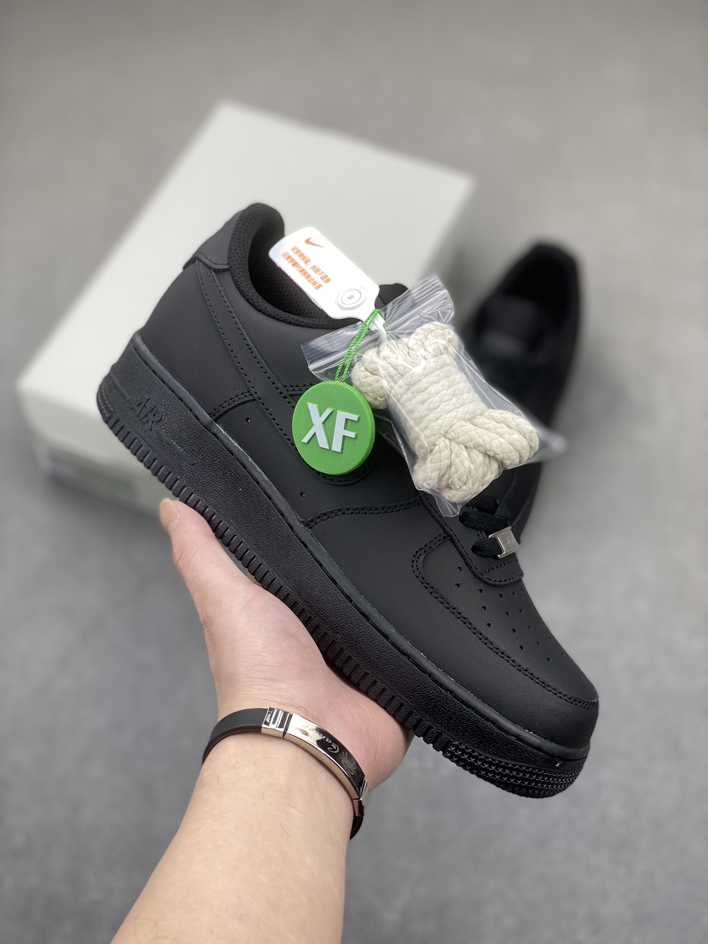 Nike Air Force 1 '07: Premium Leather, Classic Style, Includes Extra Laces 2 i1710363133 1936 1