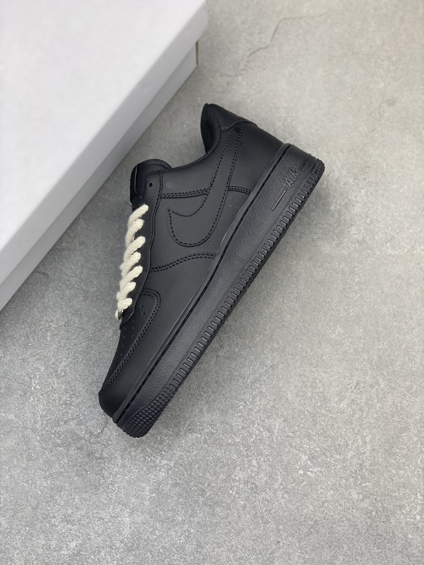 Nike Air Force 1 Low Black Hemp Rope Sneakers CW2288-001 8 i1710616753 7655 6
