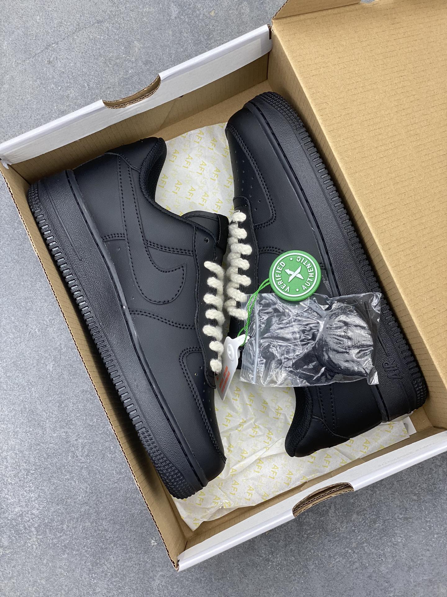 Nike Air Force 1 Low Black Hemp Rope Sneakers CW2288-001 10 i1710616753 9038 7