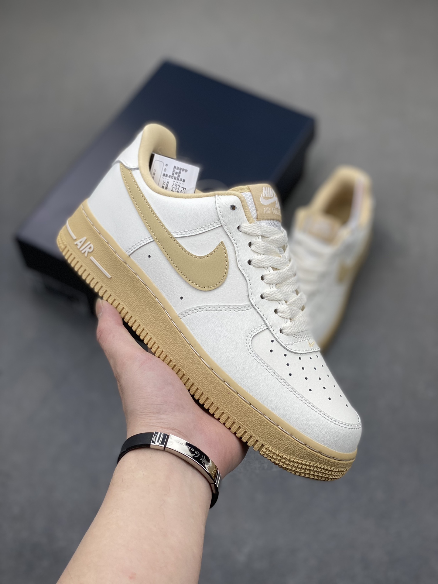 Nike Air Force 1 '07 Low White/Tan Casual Sneakers FZ3597-133
