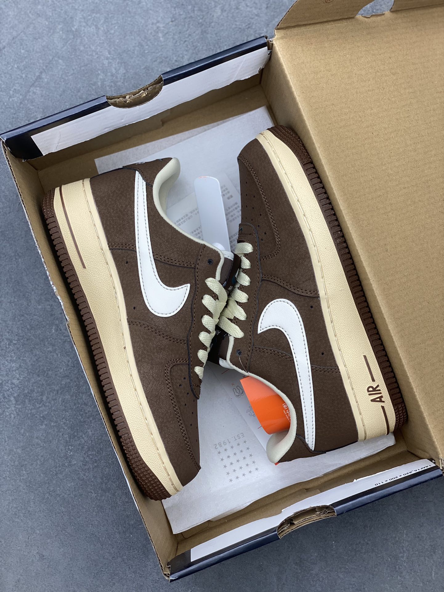 Nike Air Force 1 '07 Low Chocolate Brown/White Casual Sneakers FZ3592-259 10 i1710709840 780 6