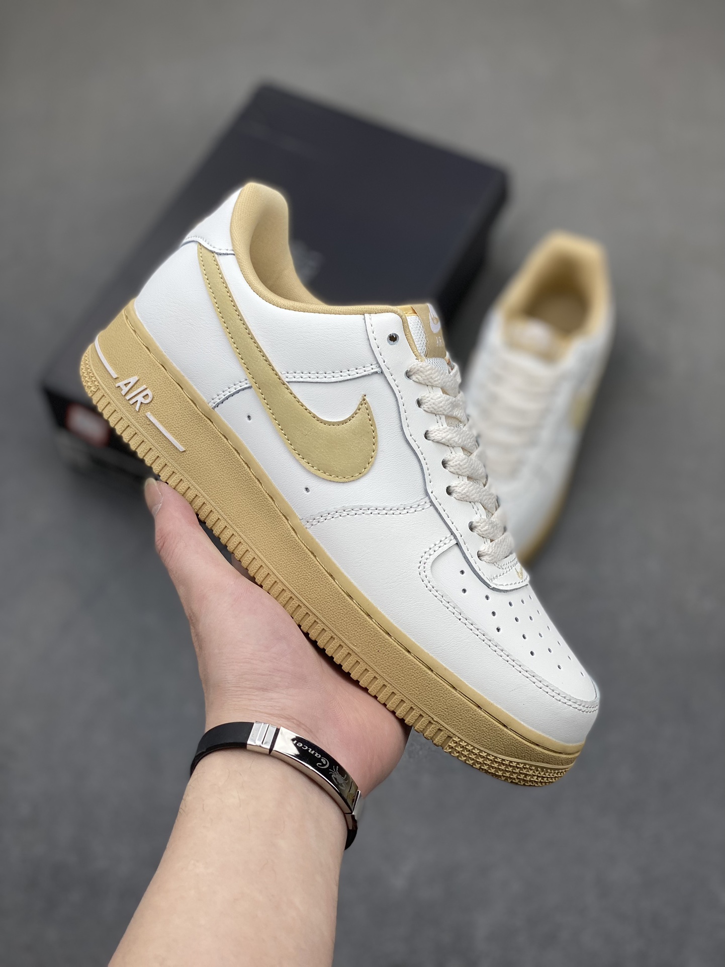 Nike Air Force 1 '07 Low White/Tan Casual Sneakers FZ3597-133