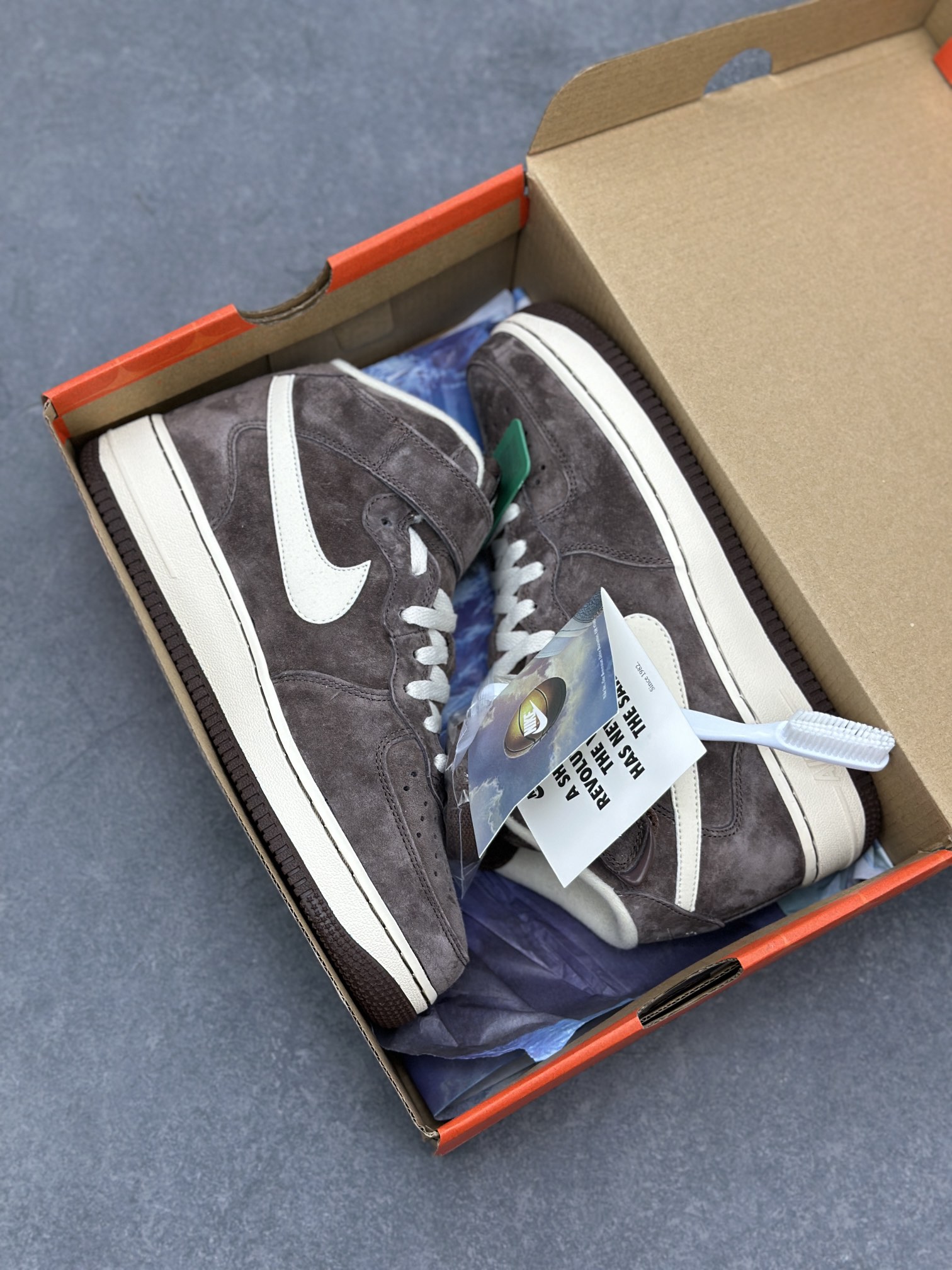 Nike Air Force 1 Mid Brown Suede Casual Sneakers DM0107-200 10 i1710781820 577 1