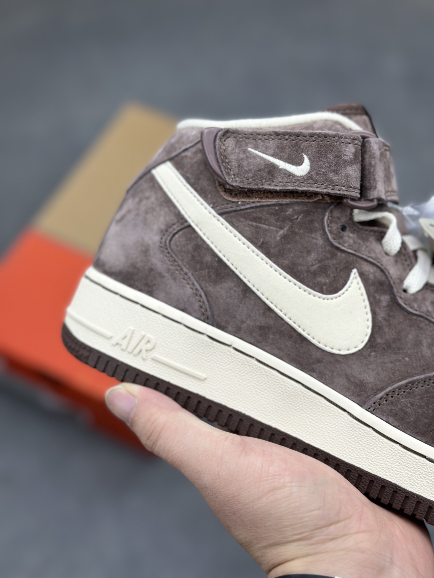 Nike Air Force 1 Mid Brown Suede Casual Sneakers DM0107-200 6 i1710781820 681 3