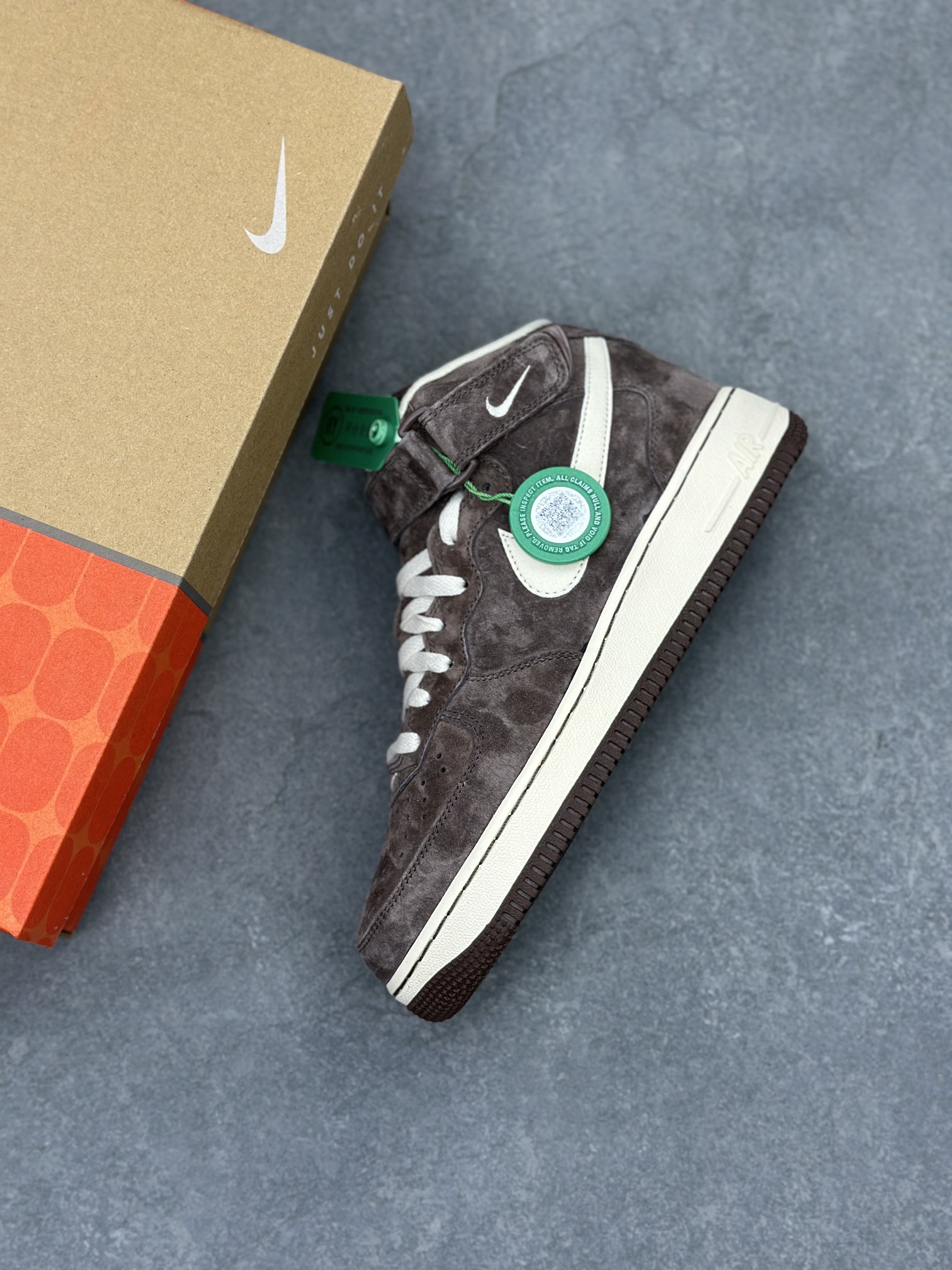 Nike Air Force 1 Mid Brown Suede Casual Sneakers DM0107-200 8 i1710781820 8044 5