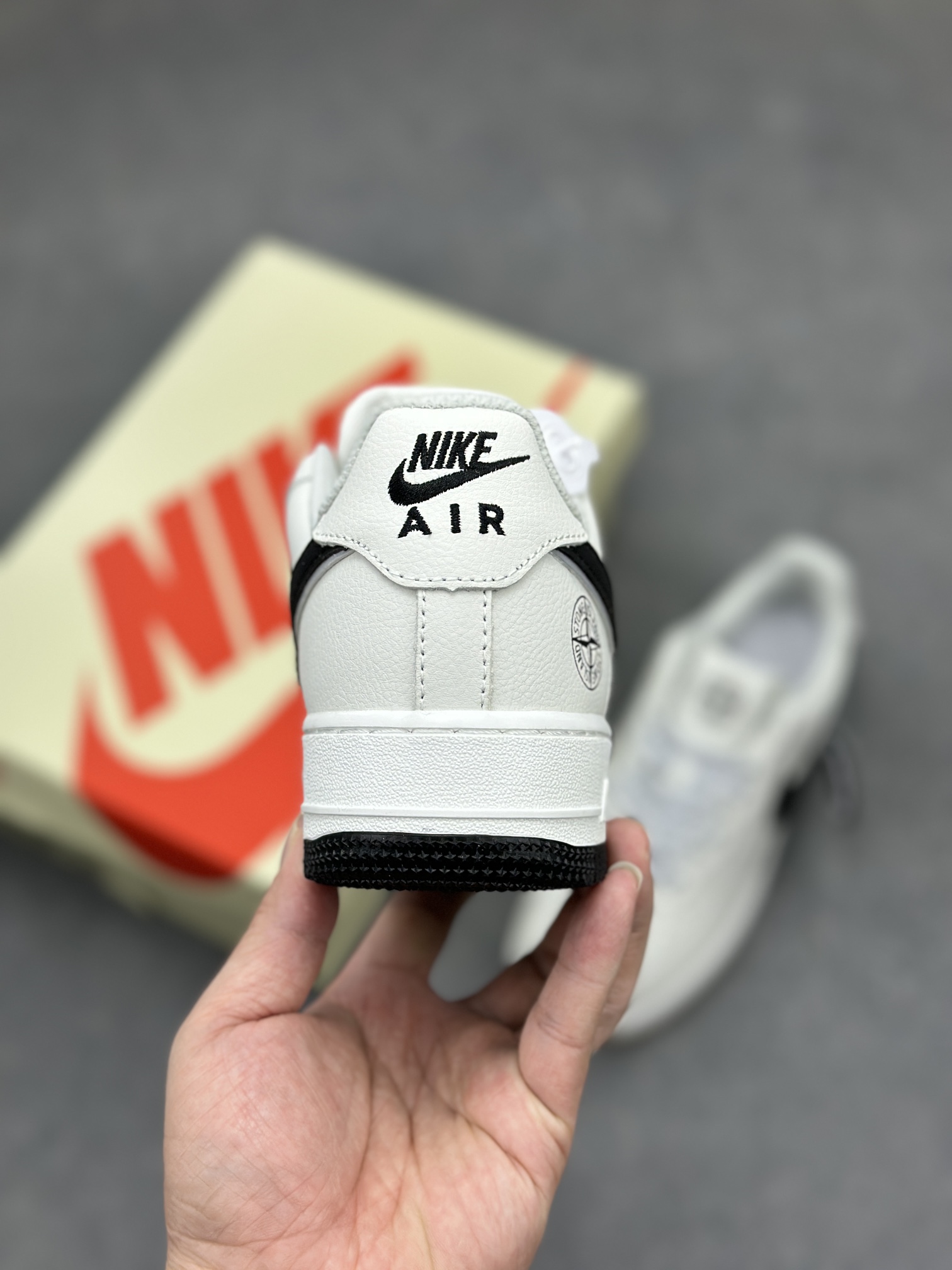 Nike Air Force 1 Low Stone Island White and Black Sneakers 5 i1710781950 5392 8