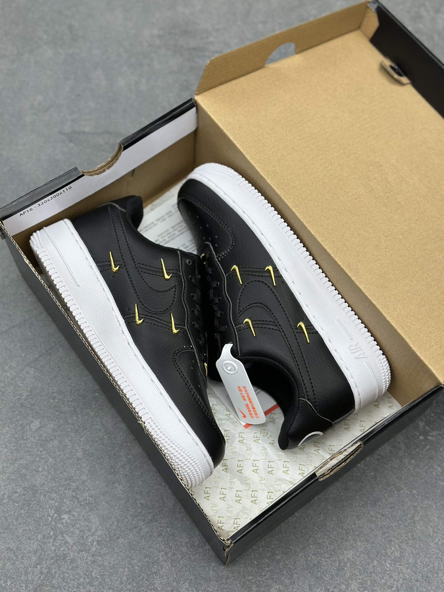 Nike Air Force 1 Low Black Metallic Gold - Classic Style, Modern Comfort 10 i1710785375 6198 7