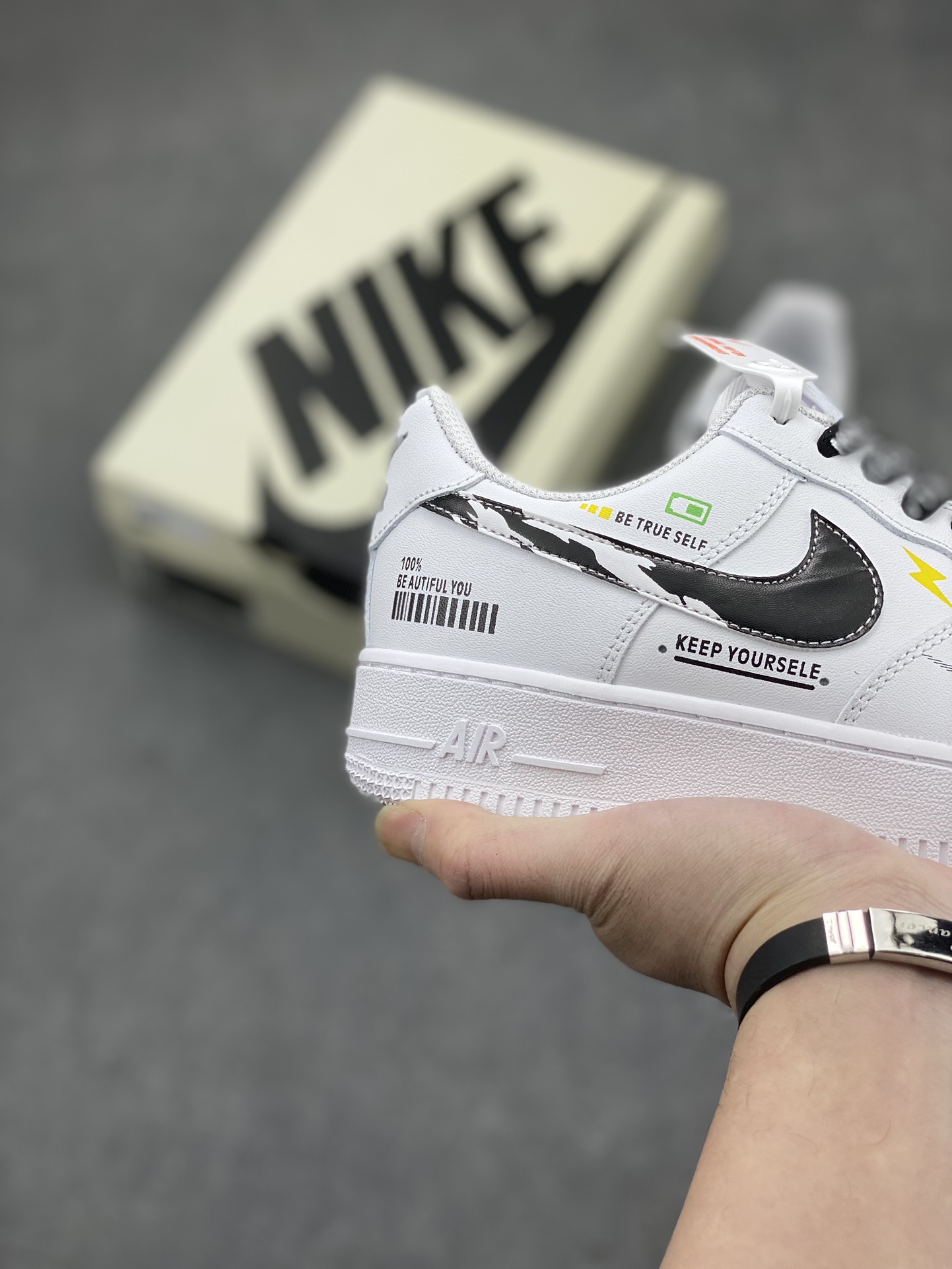 Nike Air Force 1 Low 'Worldwide' White/Black Men's Sneaker CW2288-010 6 i1710881873 138 8
