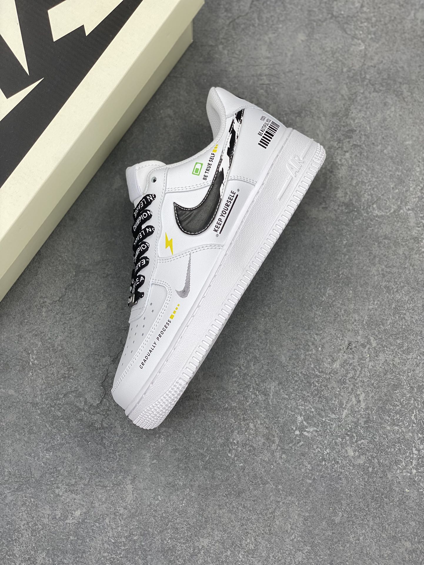 Nike Air Force 1 Low 'Worldwide' White/Black Men's Sneaker CW2288-010 8 i1710881873 3059 7