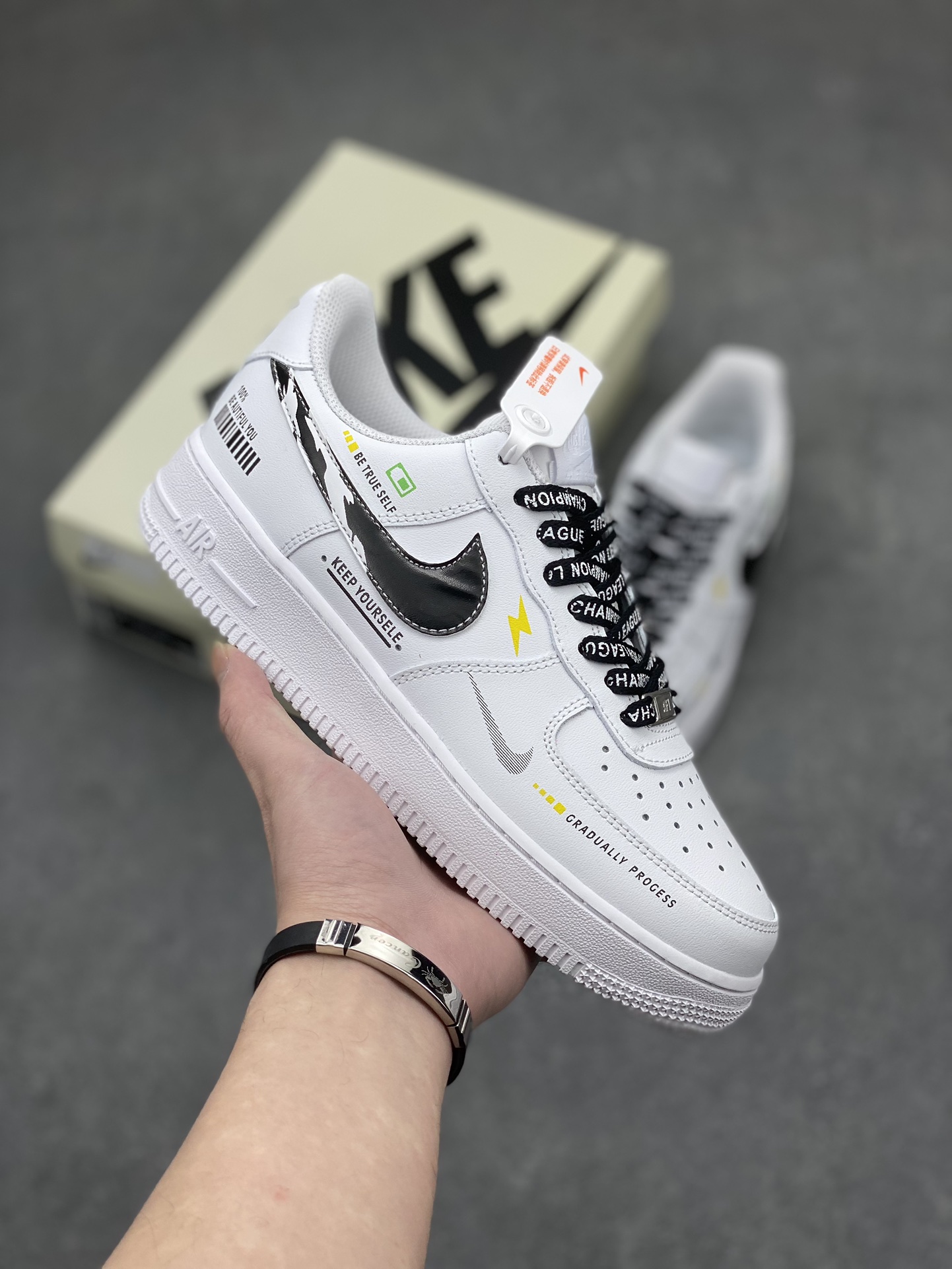 Nike Air Force 1 Low 'Worldwide' White/Black Men's Sneaker CW2288-010 2 i1710881873 8869 0