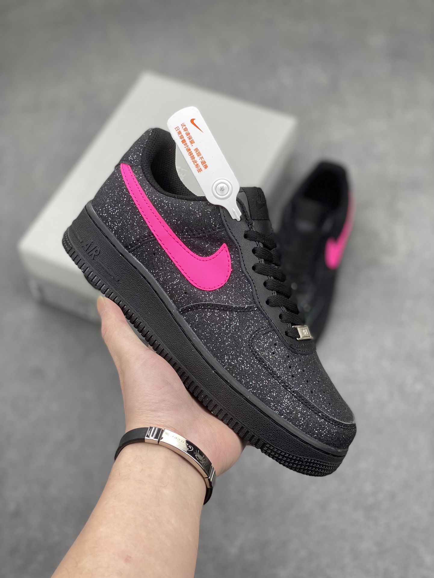 Nike Air Force 1 Low 'Black Rose Pink' Casual Sneakers CW2288-003 2 i1710881908 6046 1