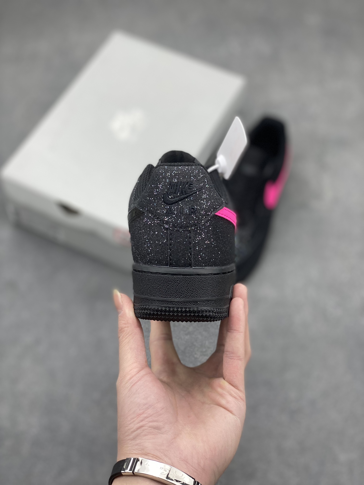 Nike Air Force 1 Low 'Black Rose Pink' Casual Sneakers CW2288-003 5 i1710881908 7073 3