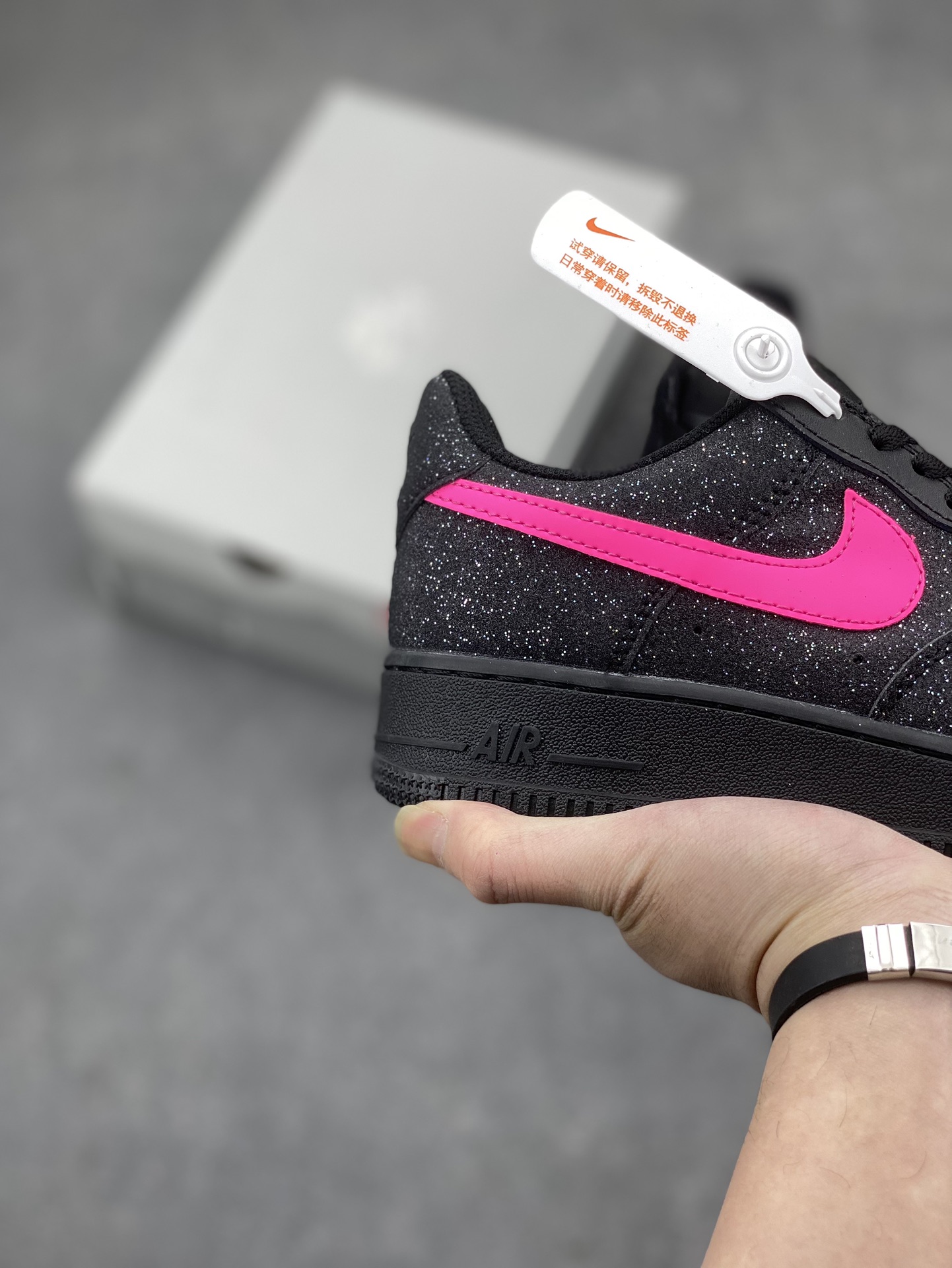 Nike Air Force 1 Low 'Black Rose Pink' Casual Sneakers CW2288-003 6 i1710881909 327 4