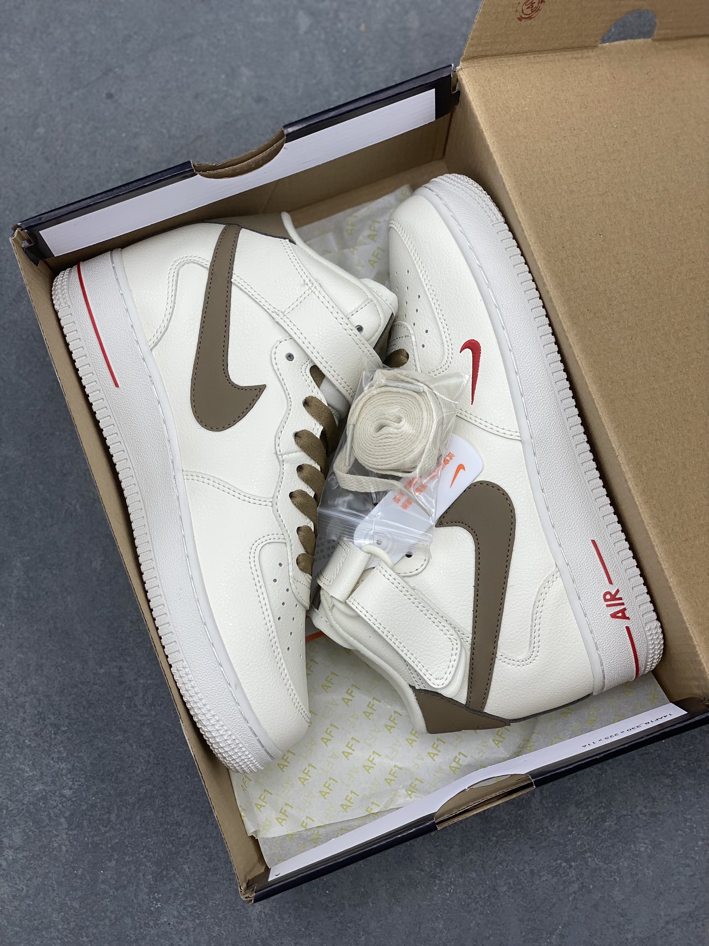 Nike Air Force 1 Mid 'Sail Medium Olive' Casual Shoes (Sizes 36-45) 10 i1710960871 2362 8