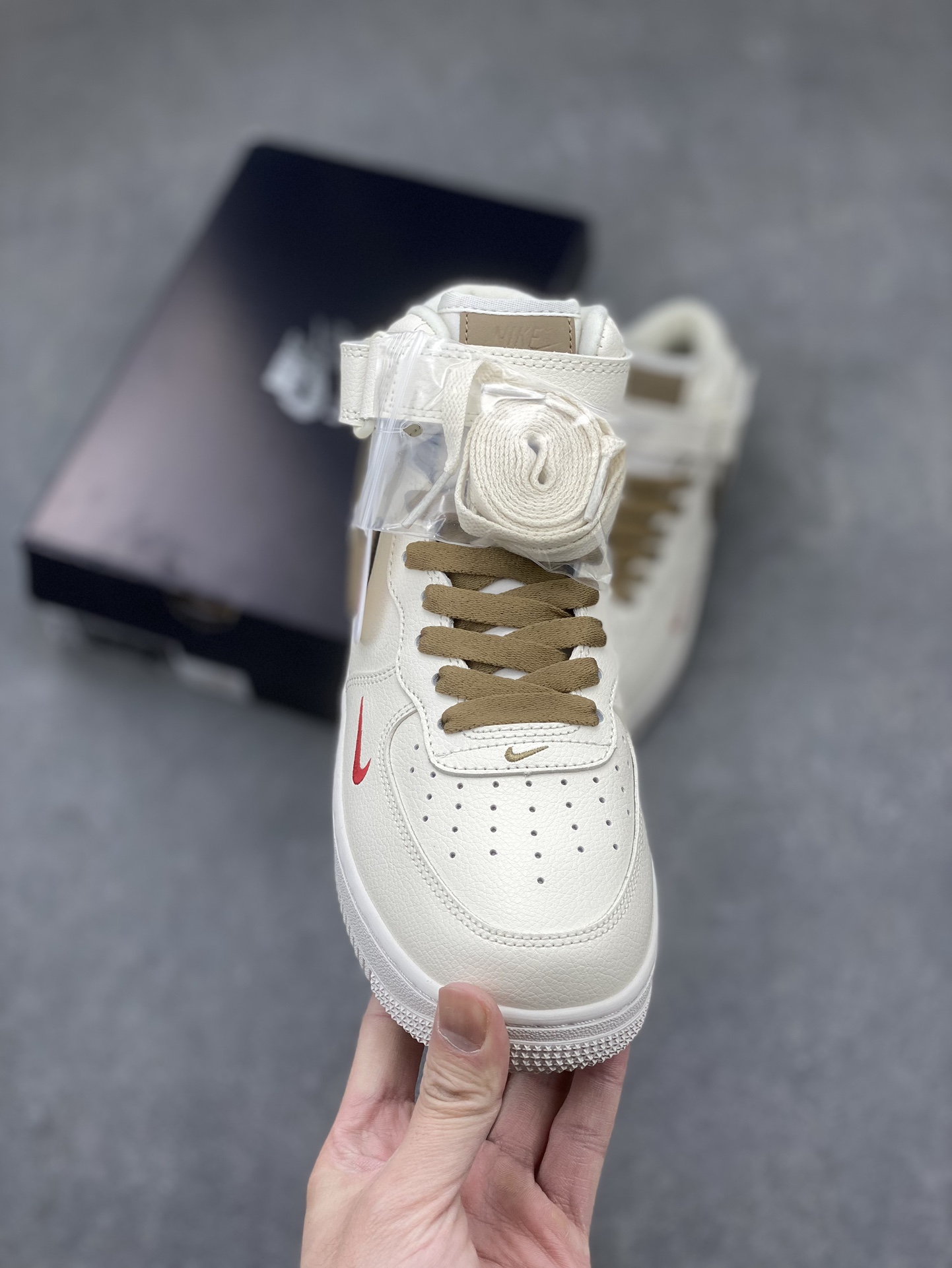 Nike Air Force 1 Mid 'Sail Medium Olive' Casual Shoes (Sizes 36-45) 3 i1710960871 3861 6