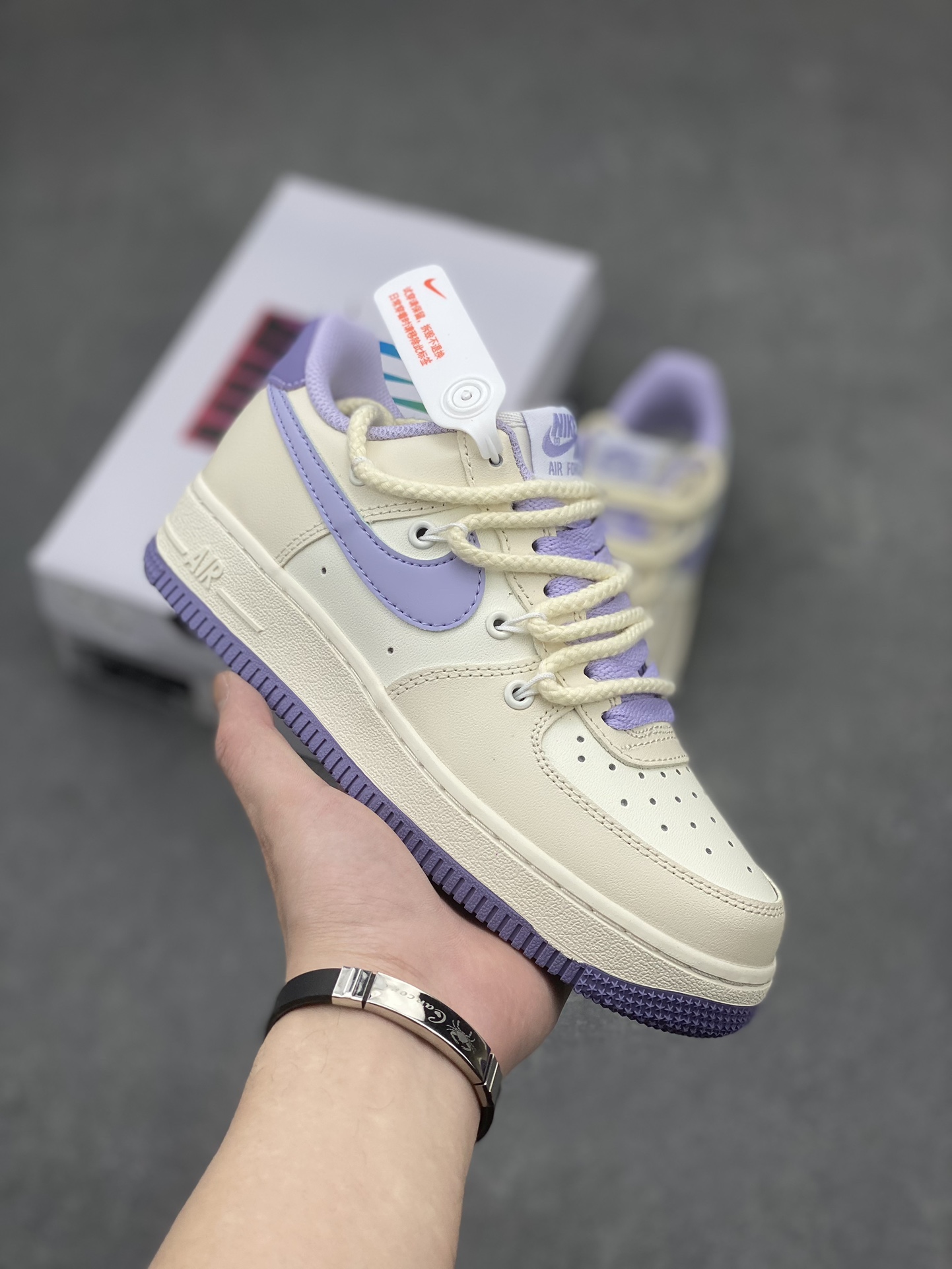 Nike Air Force 1 Low Milk White/Blue Casual Sneakers BD7701-022