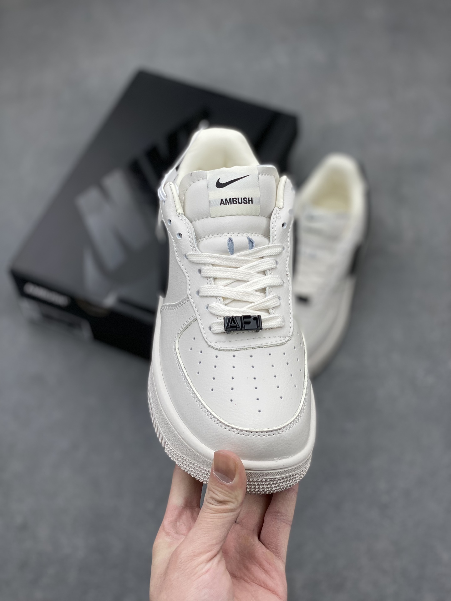 AMBUSH x Nike Air Force 1 Low Black White Sneakers DV3464-002 3 i1711055644 1636 1