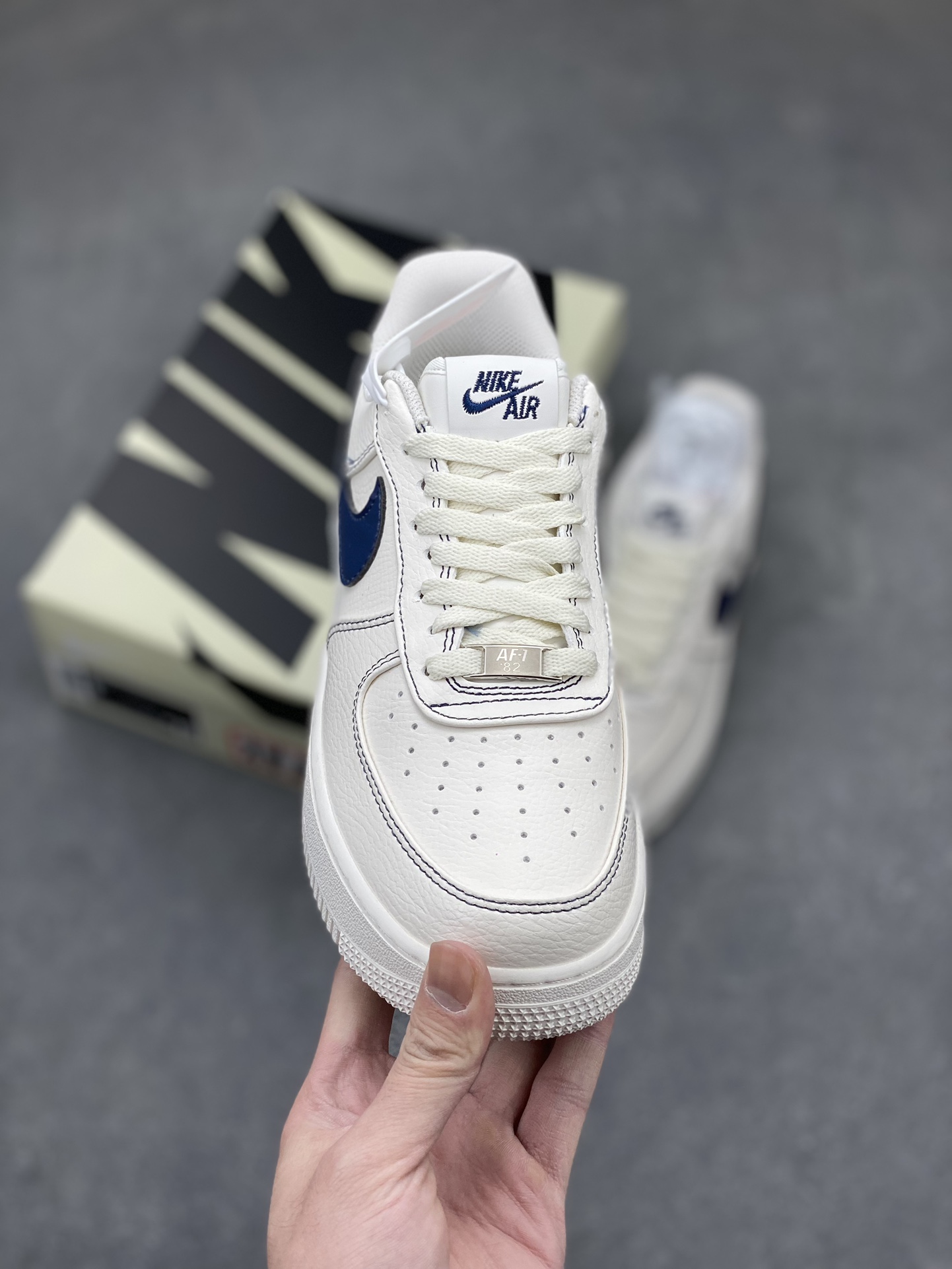 Vlone x Nike Air Force 1 '07 Low Deep Blue Casual Shoes - Limited Edition 3 i1711057108 563 0