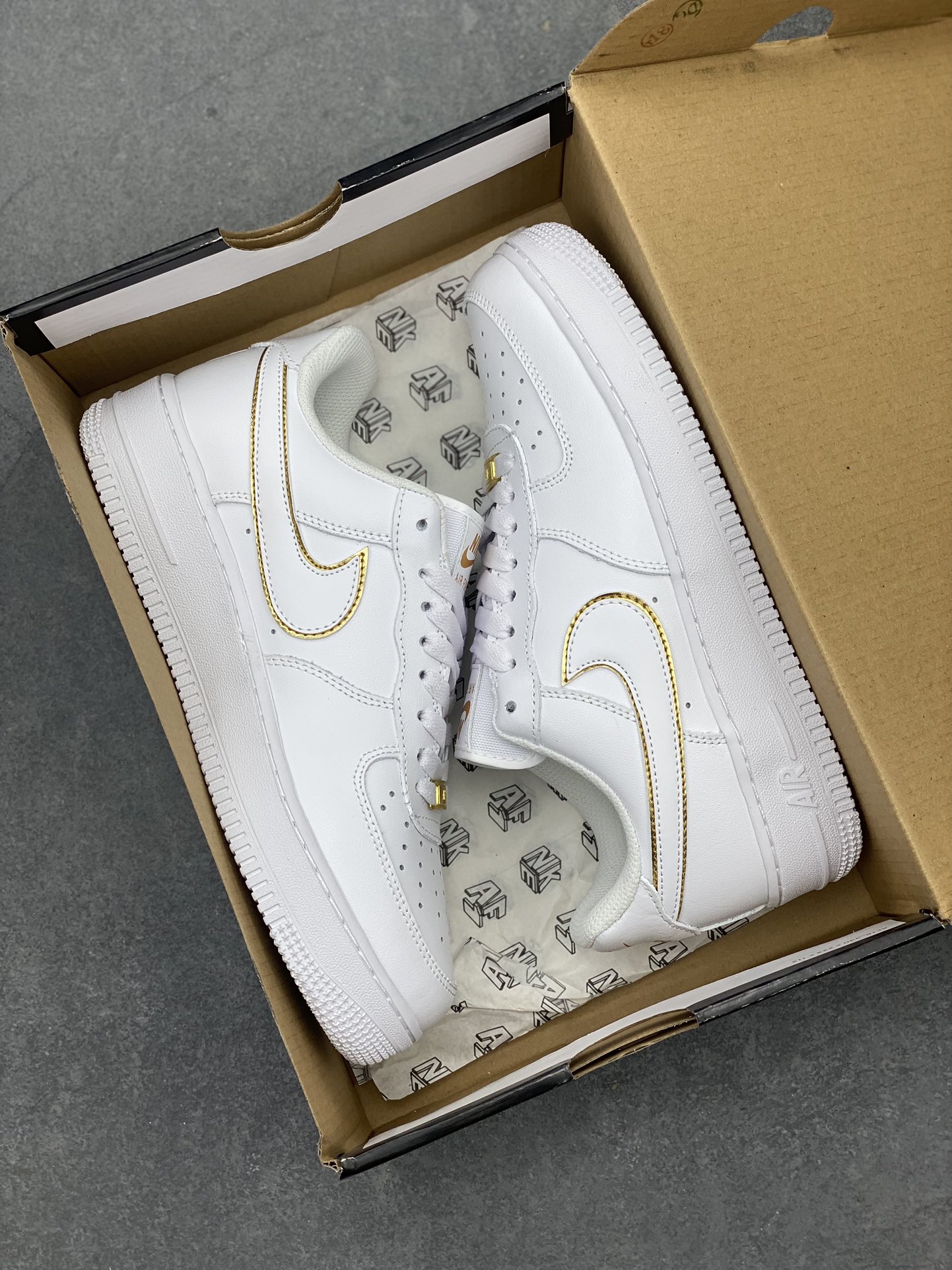 Nike Air Force 1 Low White/Gold AO2132-102 - Versatile & Comfortable Sneakers 10 i1711174655 9746 7