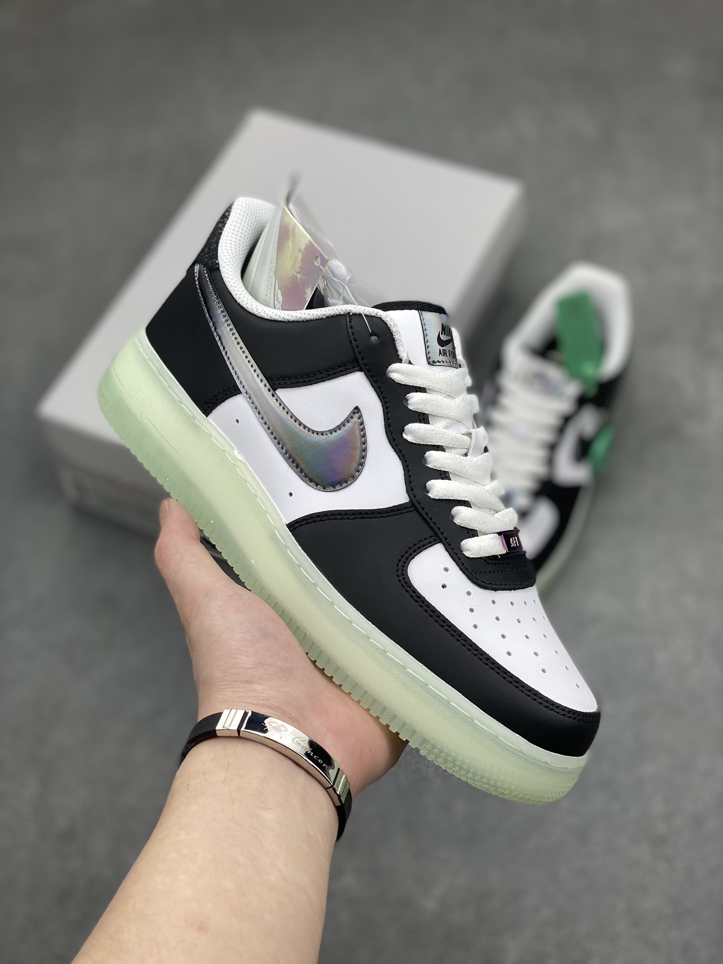 Nike Air Force 1 Low 'Crystal Laser' Edition - Premium Comfort and Style