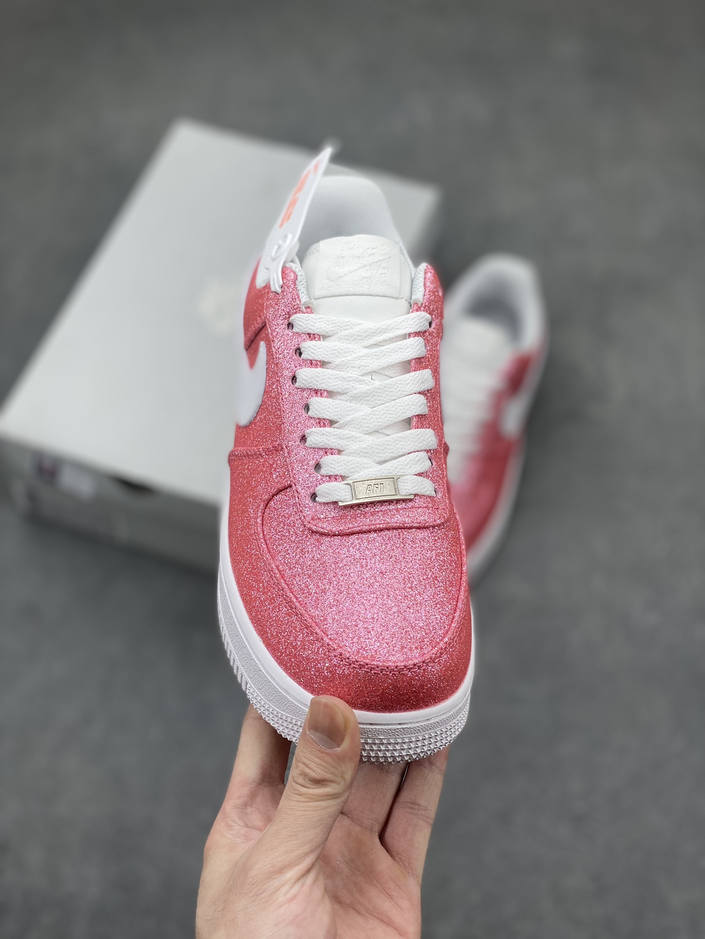 Nike Air Force 1 Low Pink Glitter Casual Sneakers DD8959-002 3 i1711233742 4278 0