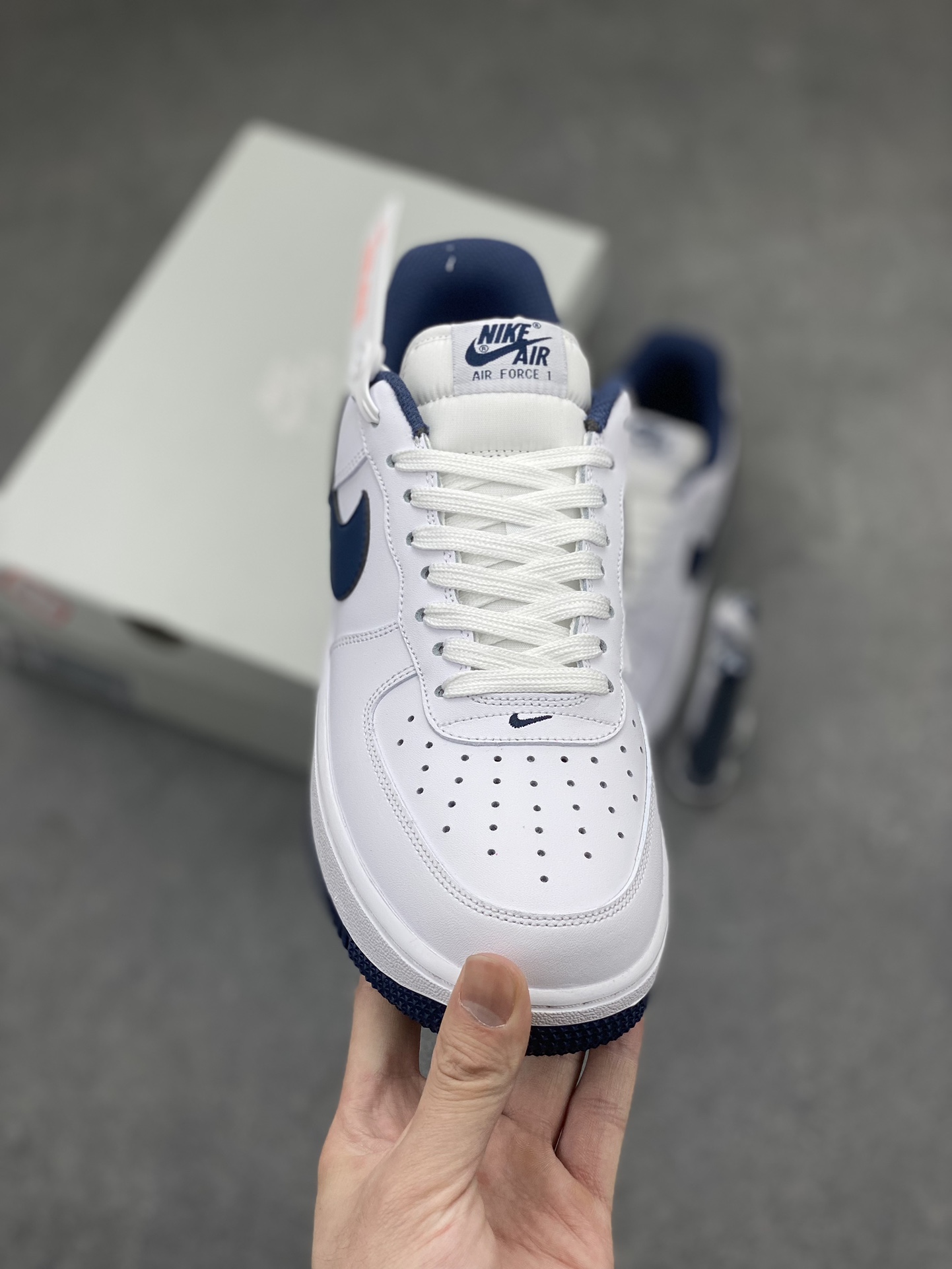 Nike Air Force 1 Low '07 White Deep Blue Casual Sneakers FV5948-104 3 i1711233789 4323 0