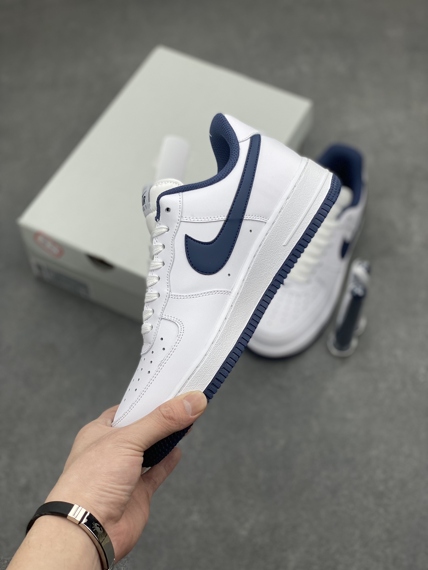 Nike Air Force 1 Low '07 White Deep Blue Casual Sneakers FV5948-104 4 i1711233790 1073 0