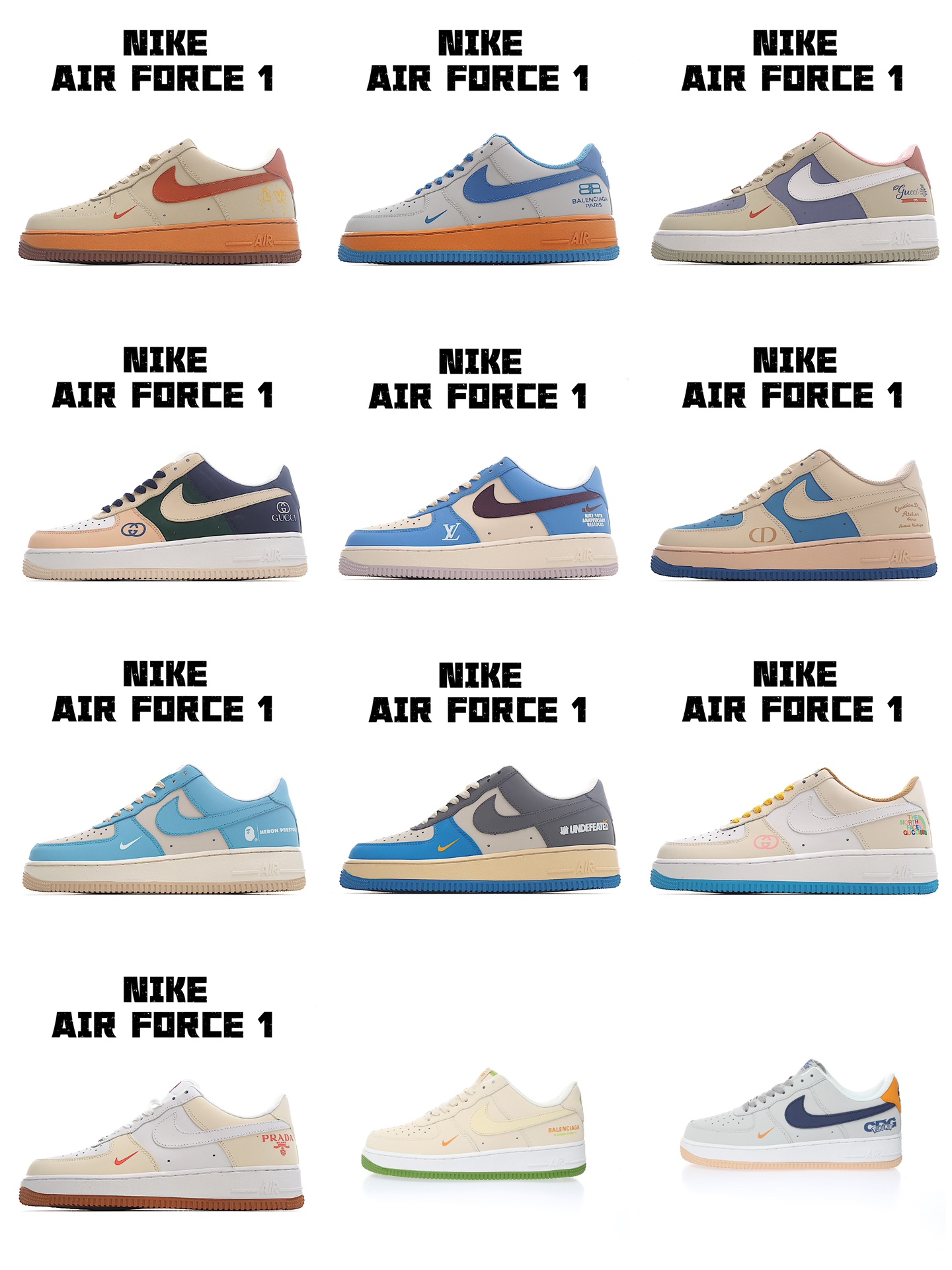 Nike Air Force 1 Limited Edition Sneakers - Iconic Style and Collaborations