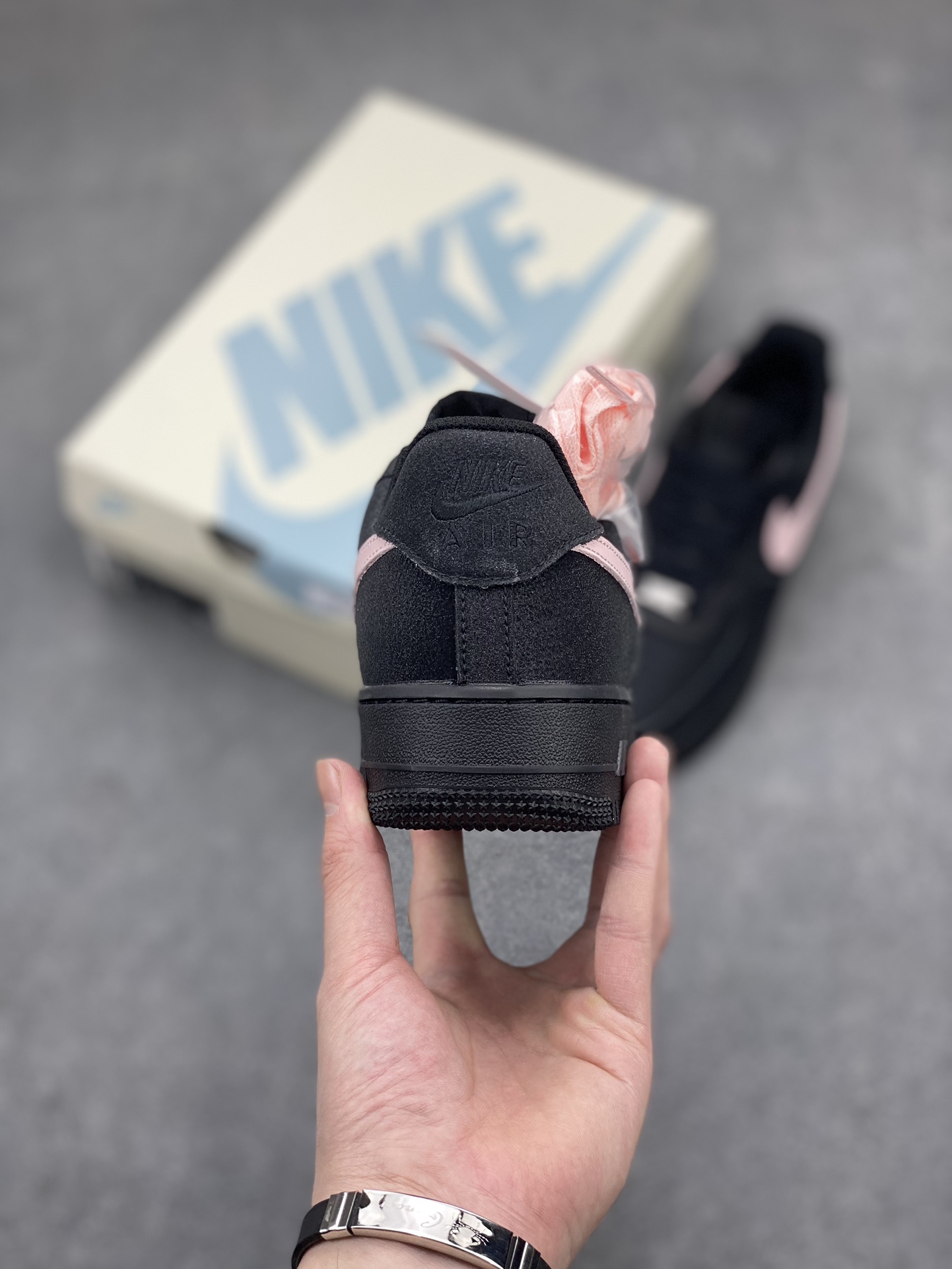 Nike Air Force 1 Black/Pink Sneakers - Style & Comfort Combined 5 i1711304302 1185 2