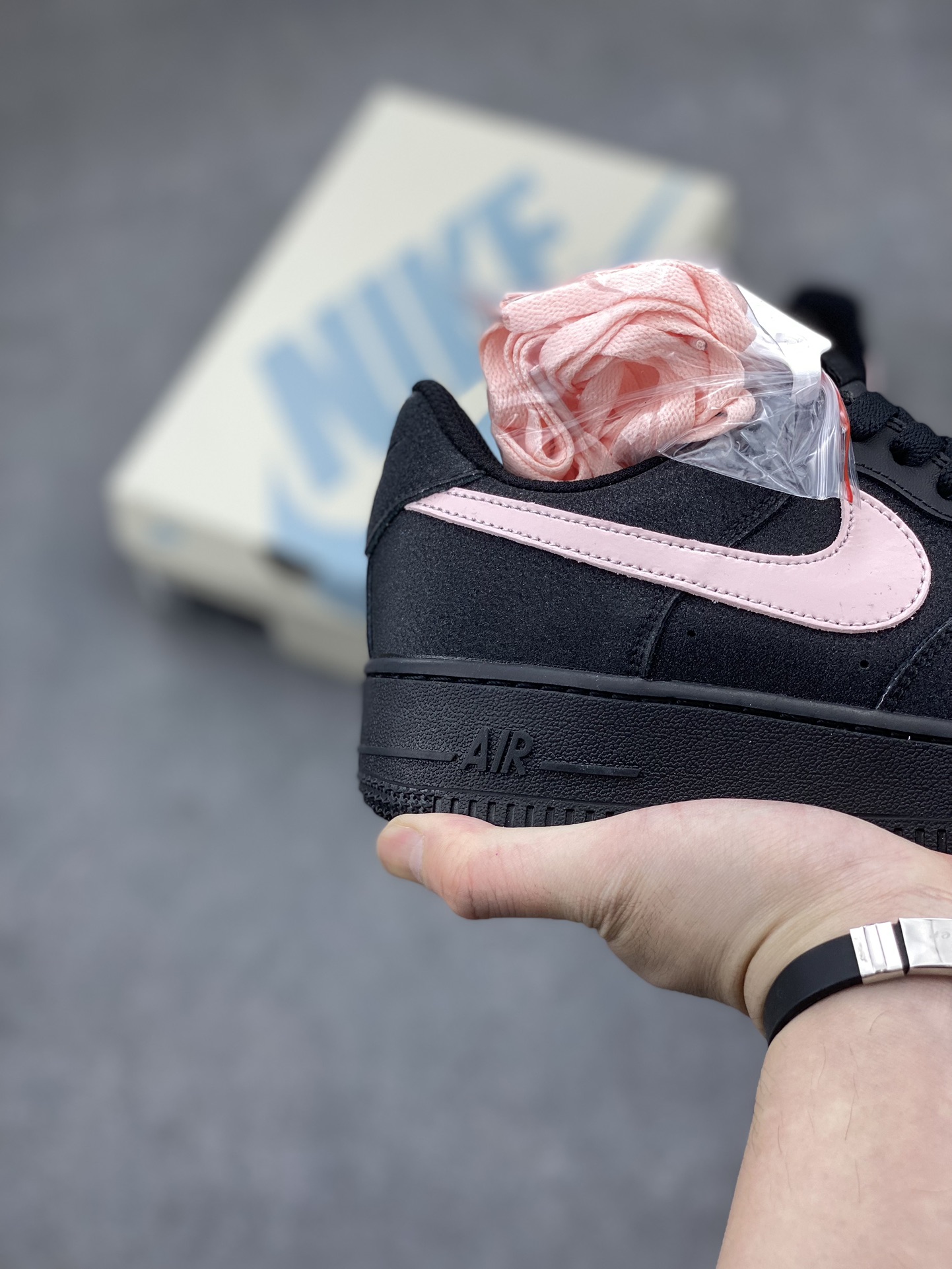 Nike Air Force 1 Black/Pink Sneakers - Style & Comfort Combined 6 i1711304302 2391 5