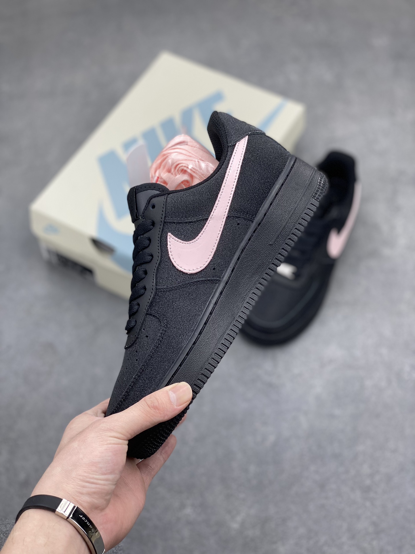 Nike Air Force 1 Black/Pink Sneakers - Style & Comfort Combined 4 i1711304303 6107 6