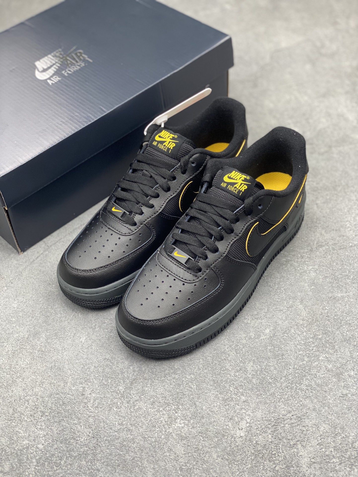 Nike Air Force 1 Low Black/Grey: Original Quality, Perfect Edition, Comfort Insole 9 i1711306186 4231 0