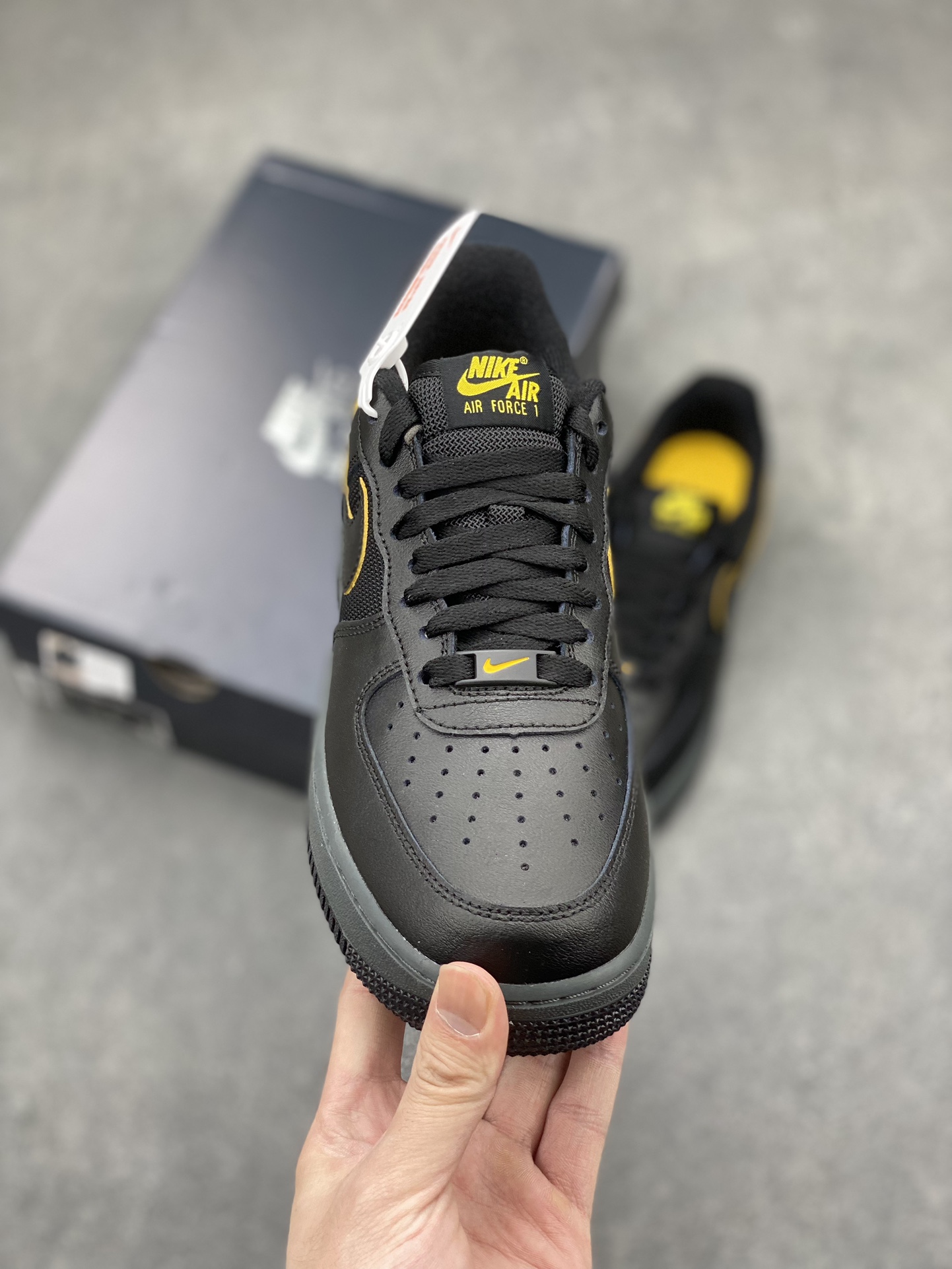 Nike Air Force 1 Low Black/Grey: Original Quality, Perfect Edition, Comfort Insole 3 i1711306186 473 0