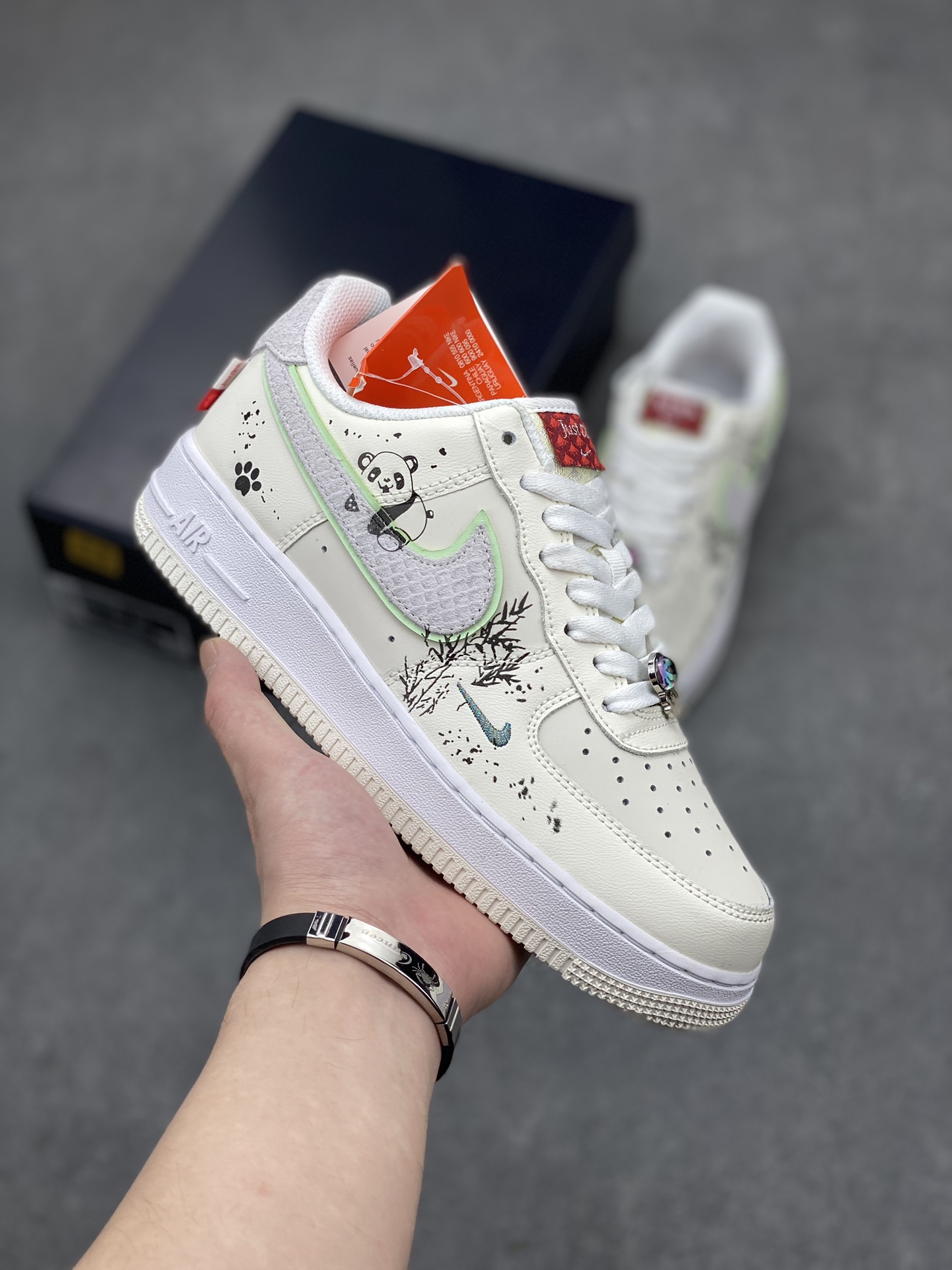 Nike Air Force 1 Low 'Year of The Dragon' Panda Bamboo Forest - FZ5052-131