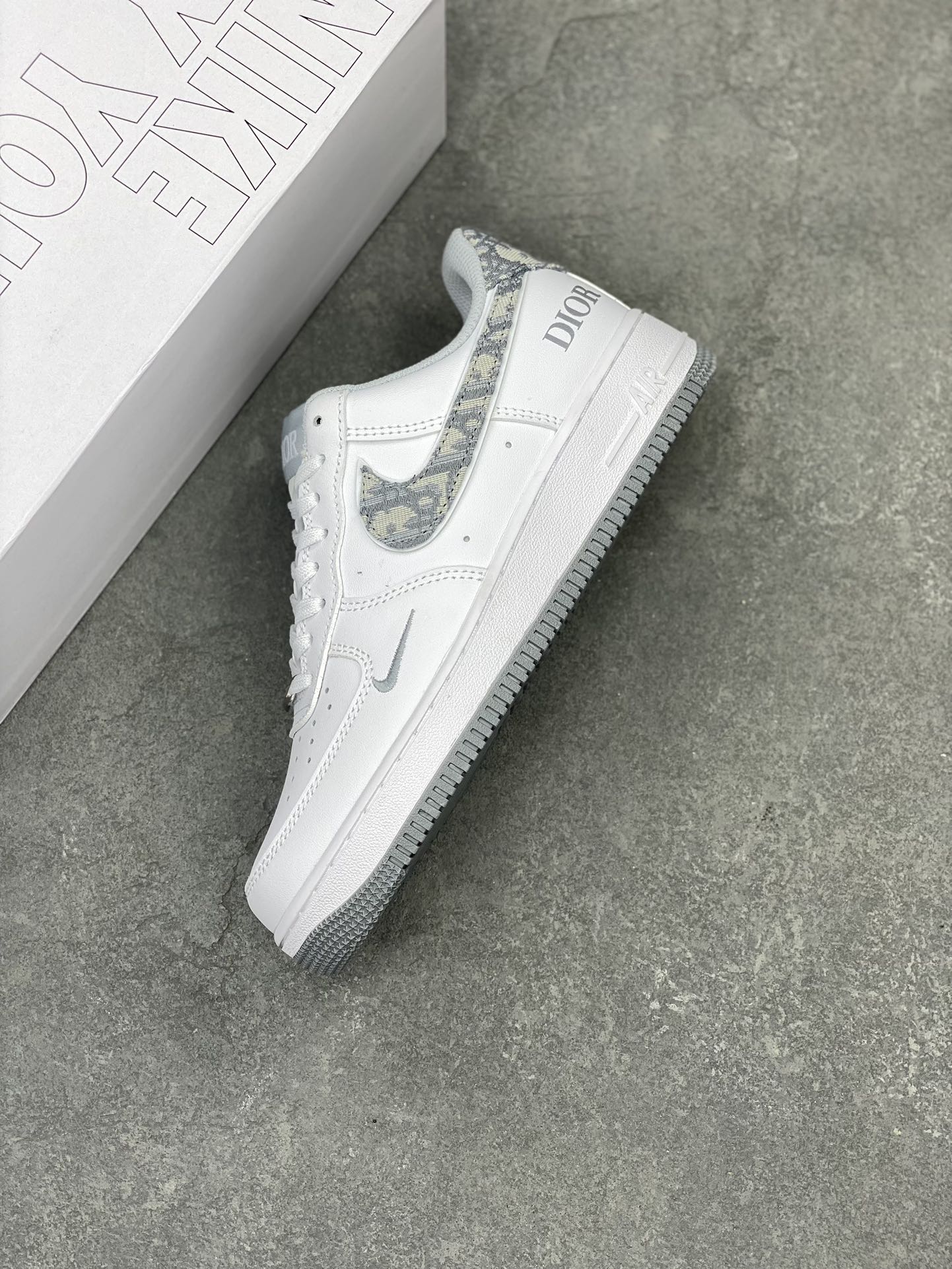 Nike Air Force 1 '07 Low Custom White/Gray Shoes - Limited Edition 8 i1711574398 9276 5